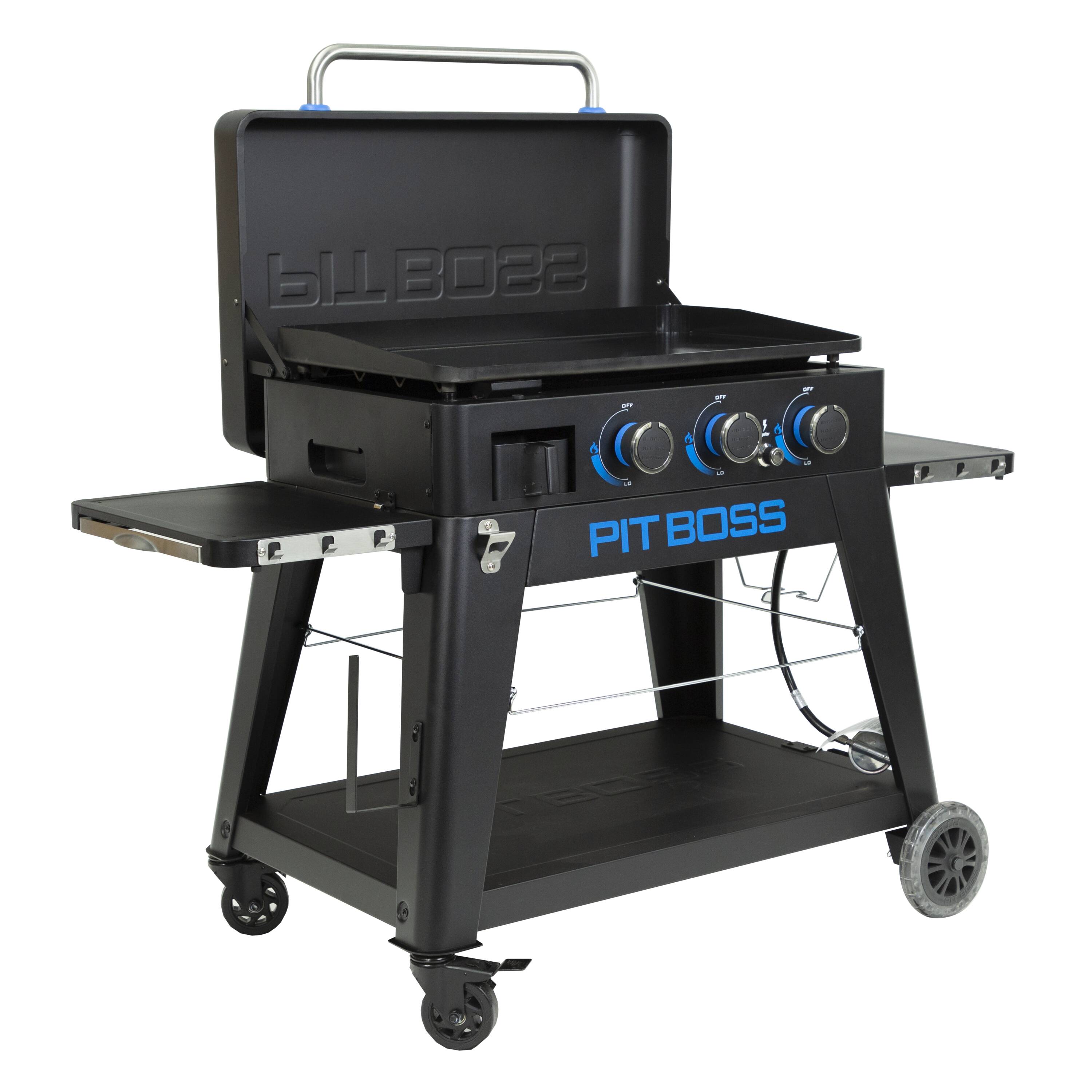 Pit Boss Cast Iron Grill and Griddle Press Large with Soft Touch Handl –  Pricedrightsales