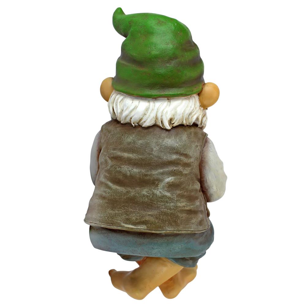 Design Toscano 9.5-in H x 4-in W Multiple Colors/Finishes Gnome Garden ...