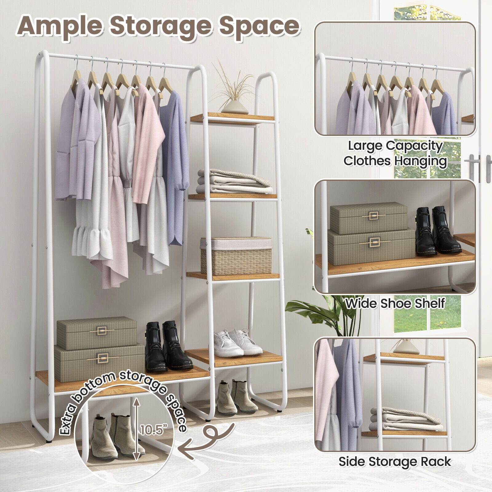 LIVIZA INS-66162WH Garment-Racks - View #5