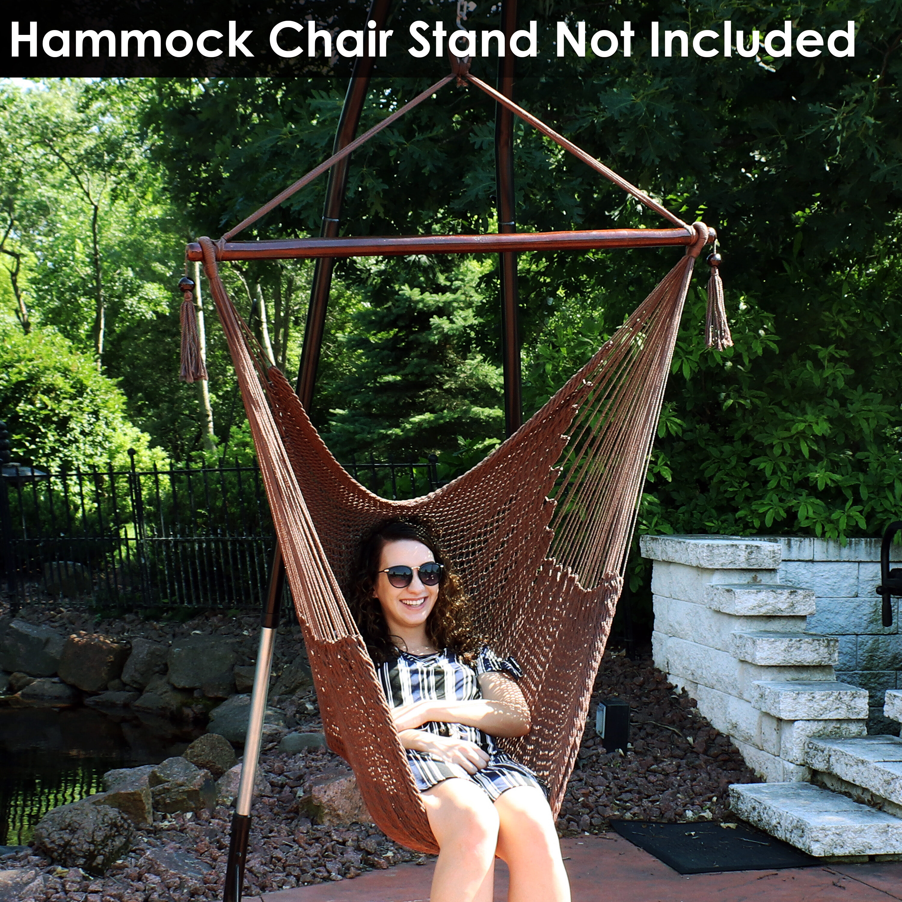 Sunnydaze Decor LY-CJHC-MOCHA hammocks - View #8