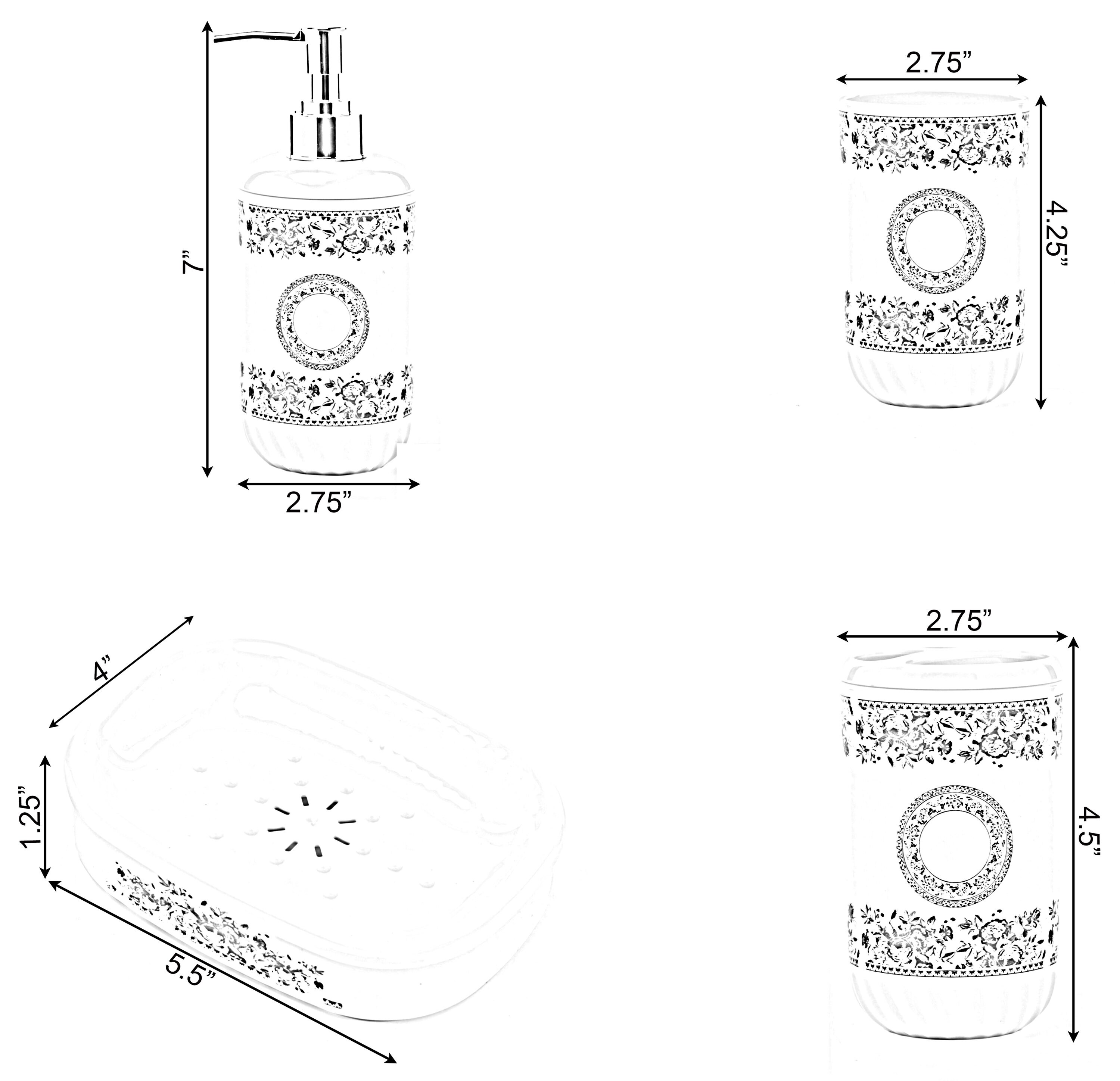 Basicwise QI003263.WT Bathroom-Accessories - View #5