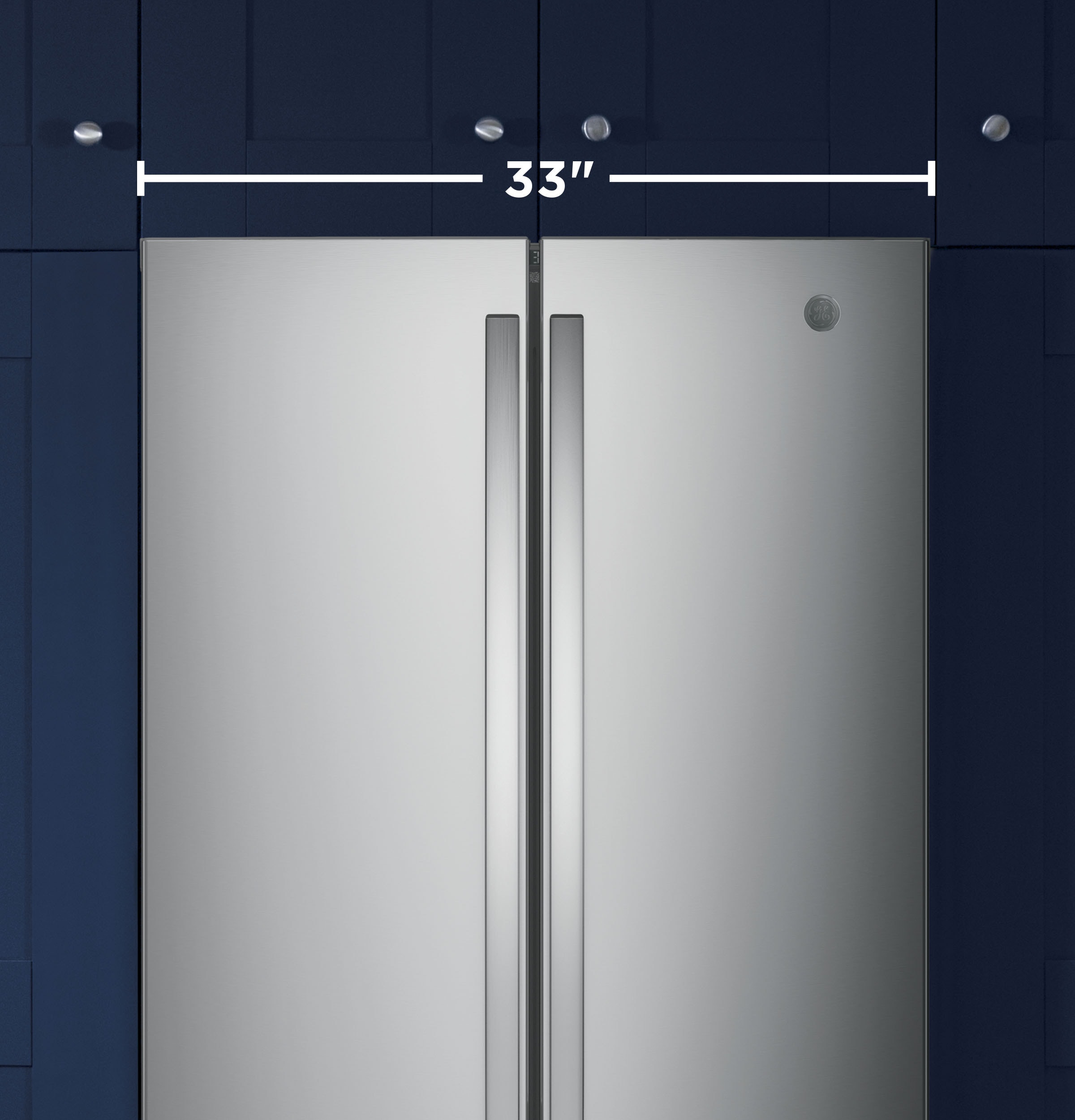 GE® ENERGY STAR® 27.7 Cu. Ft. Fingerprint Resistant French-Door Refrig