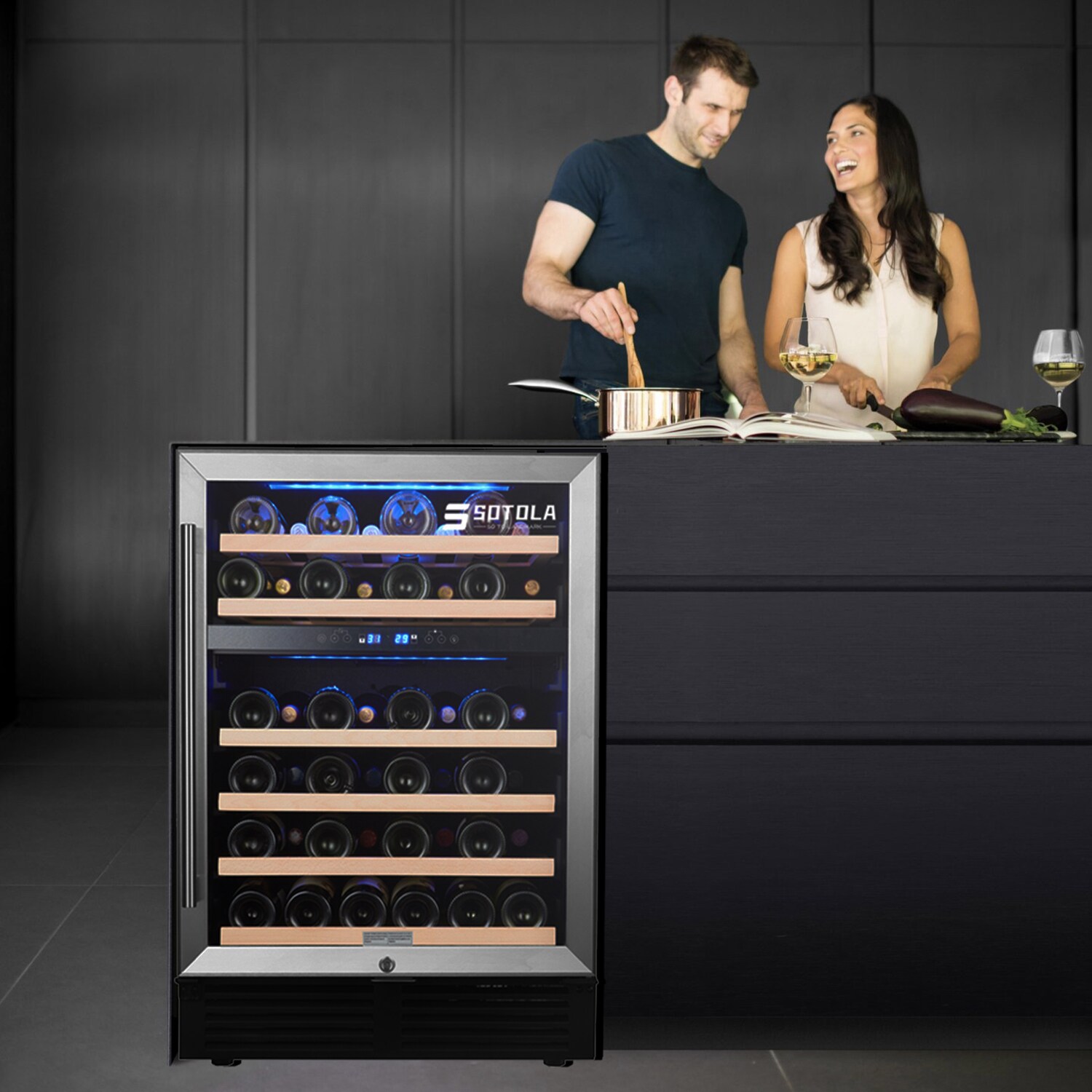 SINOFURN SYA960003BK Wine-Chillers - View #4