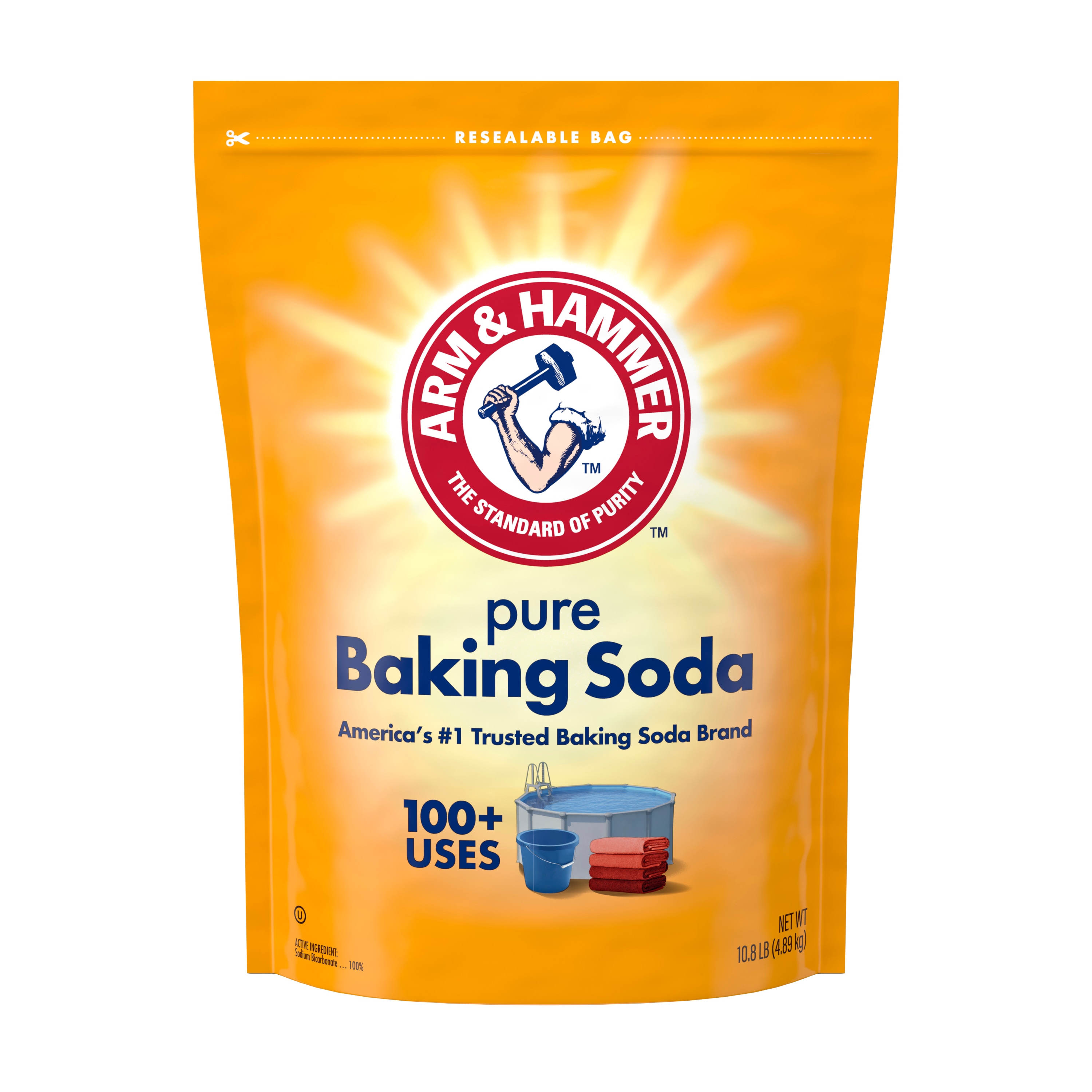 Arm & Hammer 3320000341 Arm Hammer Pure Baking Soda for Multi-use 172.8 Ounce(s) Air Freshener