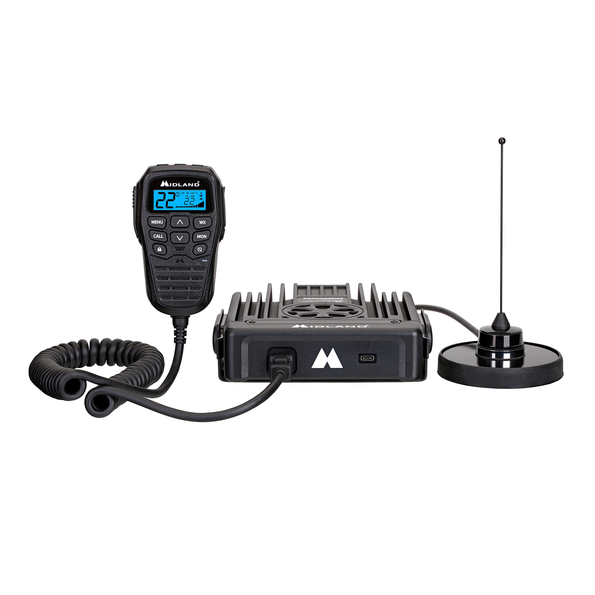 Midland 50W Mobile Gmrs Radio with Controls On Mic MXT575 Sansujyuku sansujyuku.com