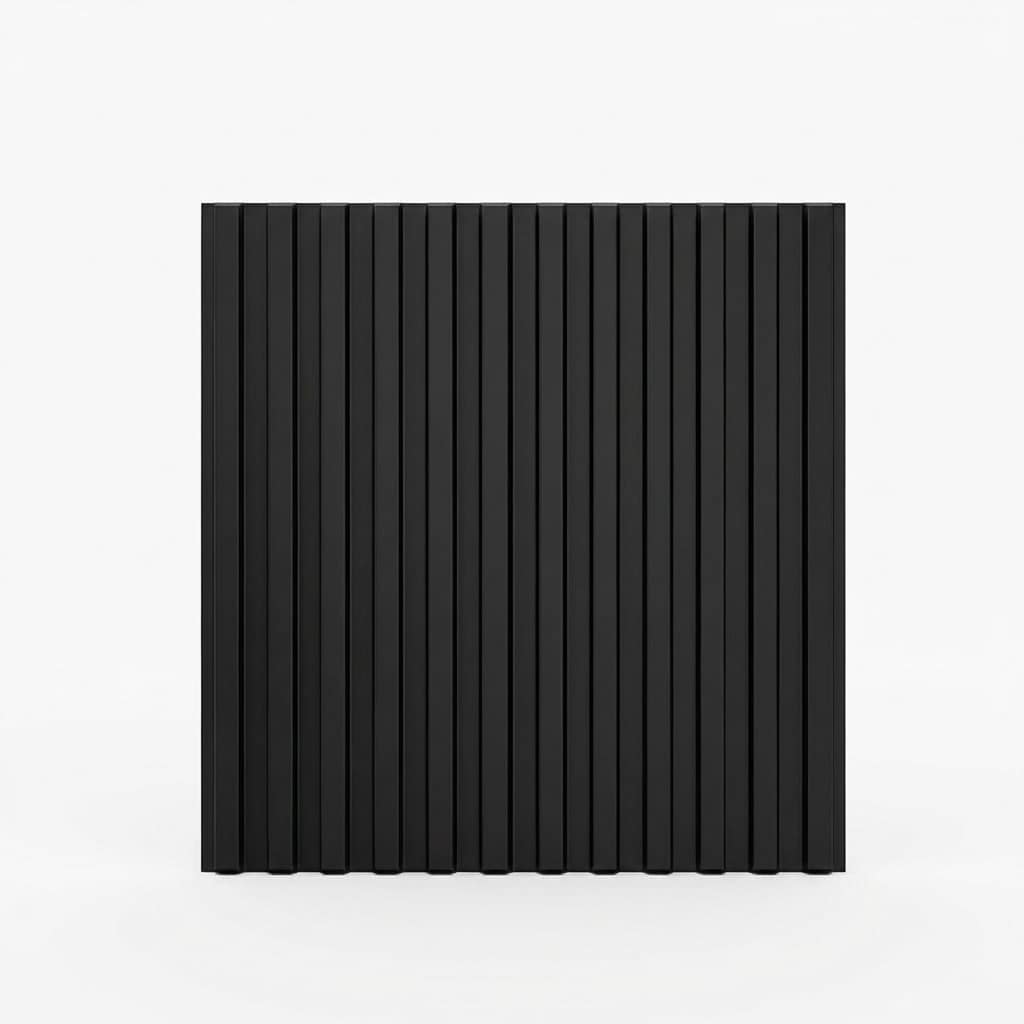 Aoibox  3D Fluted Slat Wall Panels for Interior Decor 19 7 x 19 7 in PVC Textured Tiles 12 Pack Covers 32 sq ft