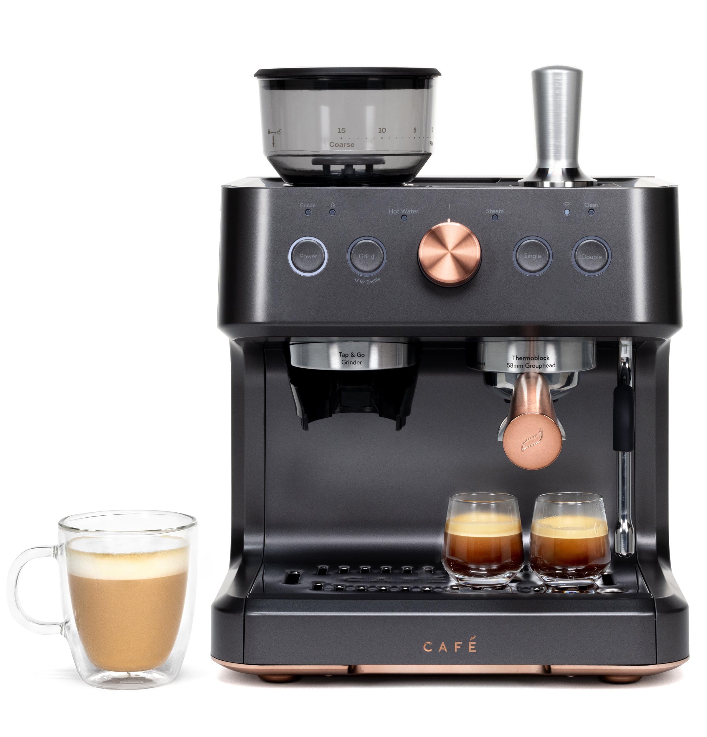 De'Longhi Digital All-in-One Combination Coffee and Espresso Machine Black  and Stainless Steel COM530M - Best Buy