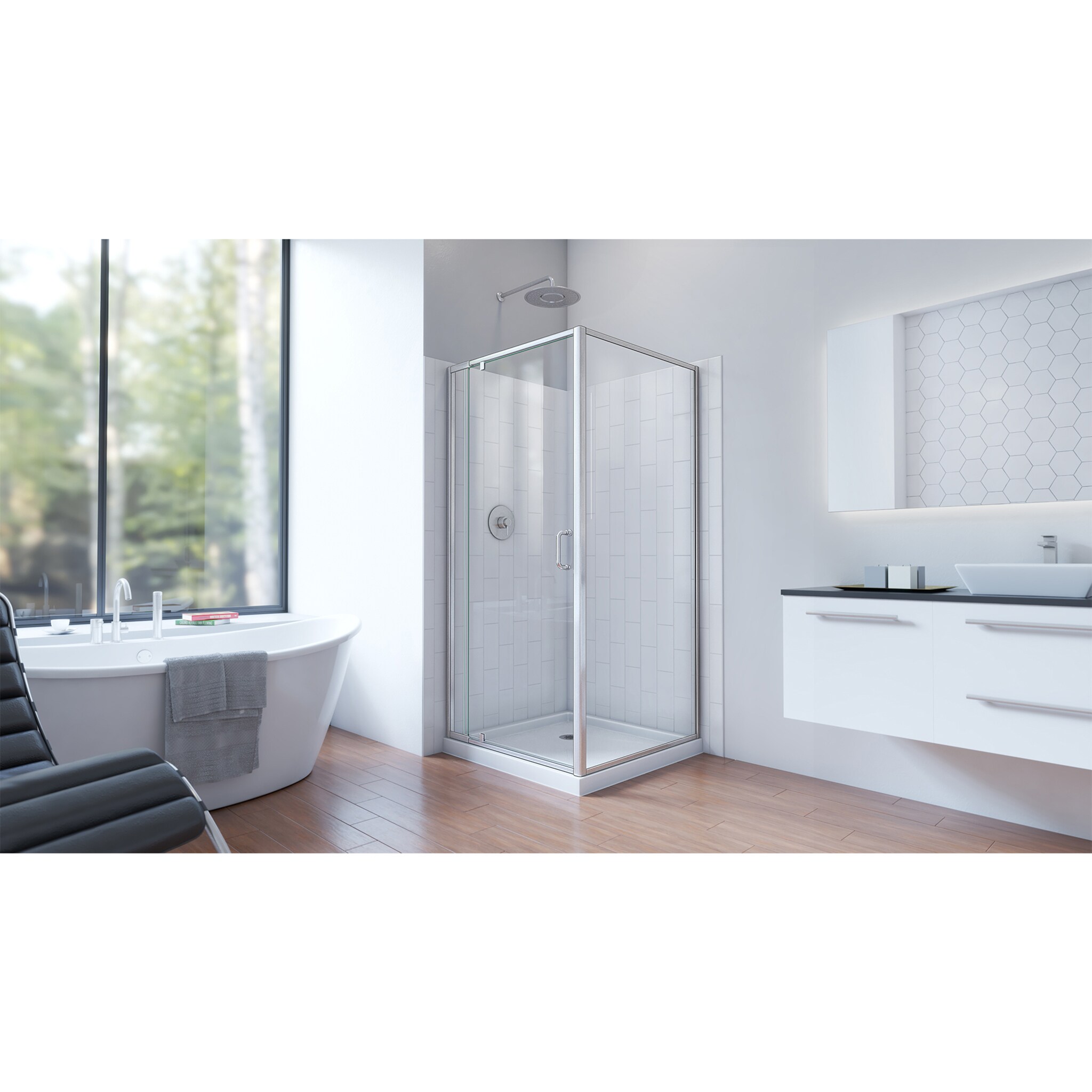 DreamLine E2223232XXQ0004 Alcove-Shower-Kit - View #2
