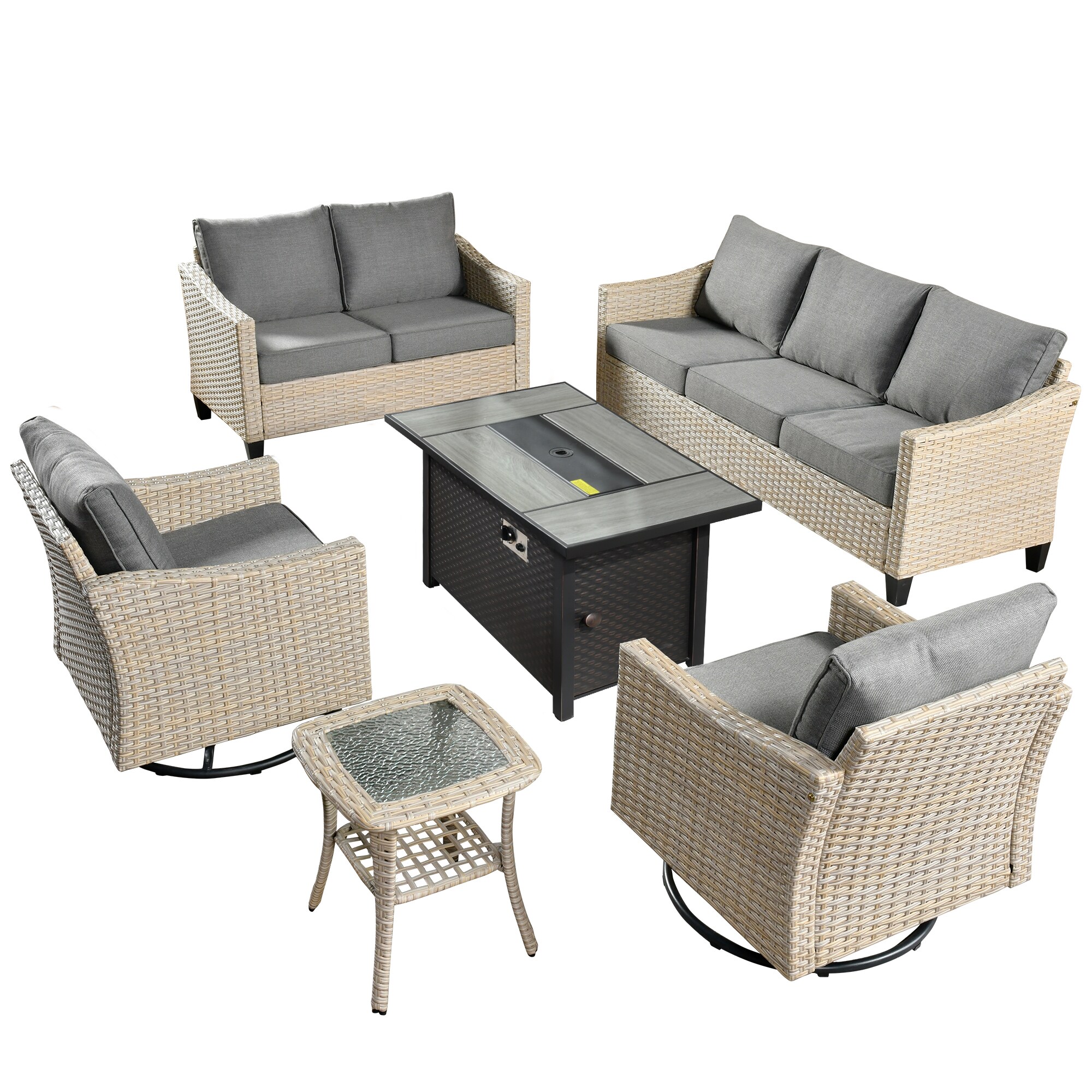 weaxty HMBCFP03-YZLDAR206 Patio-Conversation-Sets - View #9