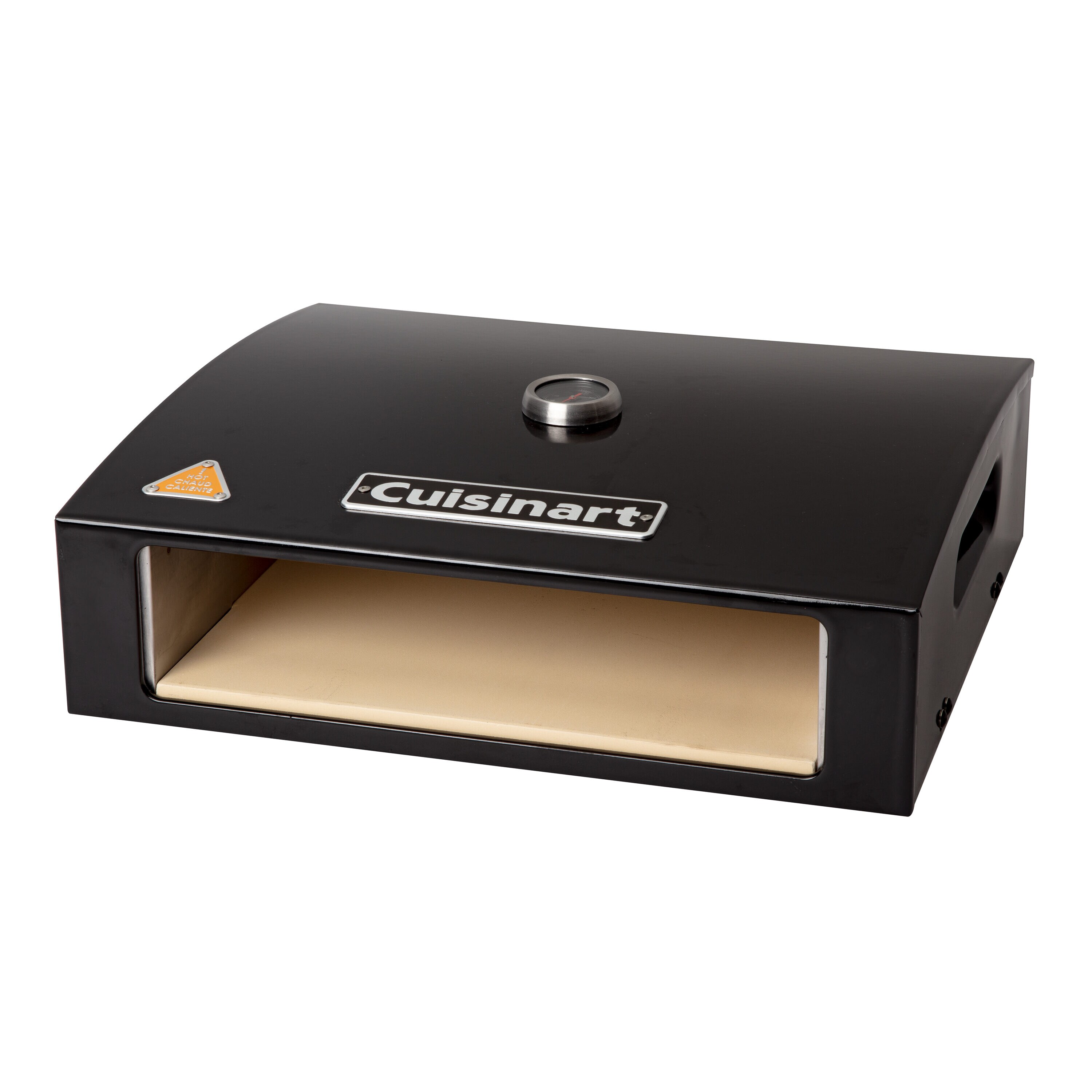 Cuisinart Grill Top Pizza Oven with Cordierite Baking Stone and Integrated Thermometer – Wood Handle, 20.1-in x 18.1 CPO-700 Sansujyuku sansujyuku.com