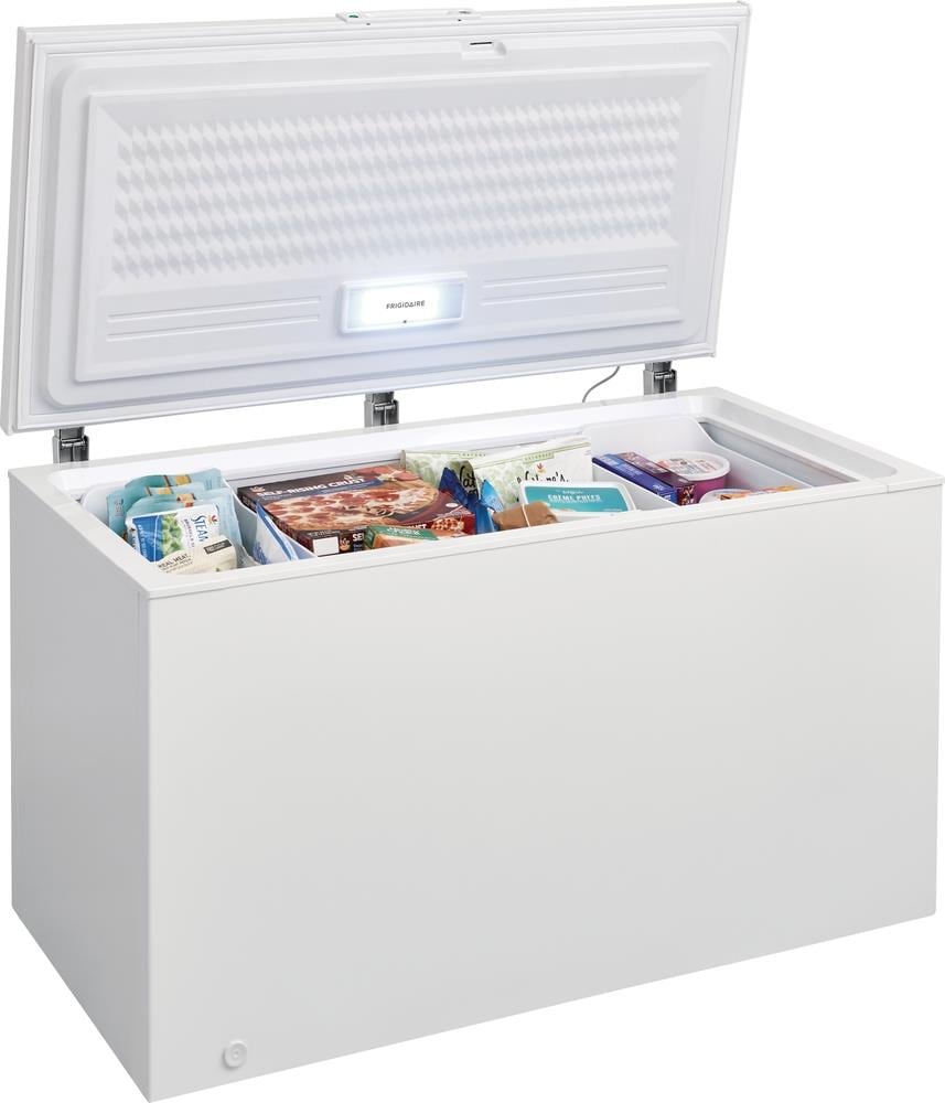 Frigidaire .8 cu ft Manual Defrost Chest Freezer White at