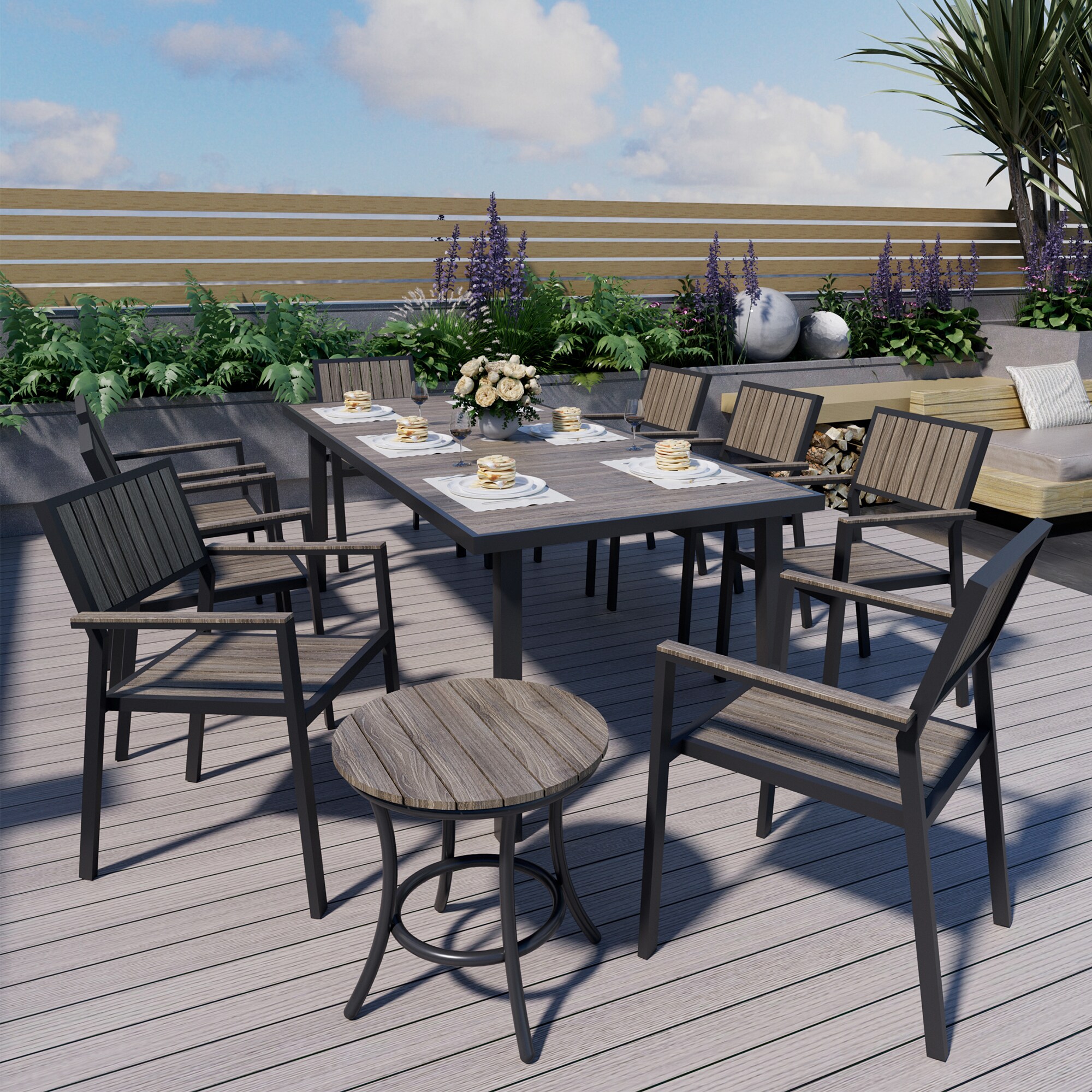 PamaPic TB-SM-CZ-10-H-WL1 Patio-Dining-Sets - View #2