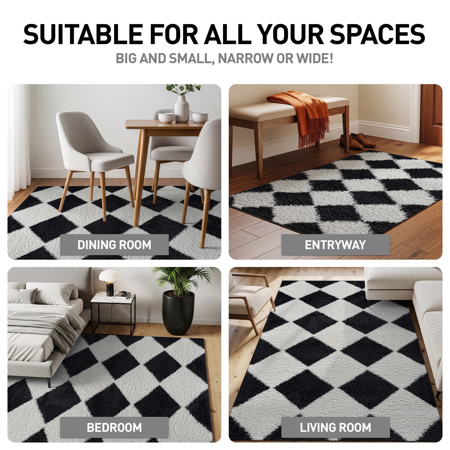 World Rug Gallery WR123ANTHRACITE2X8 rugs - View #8