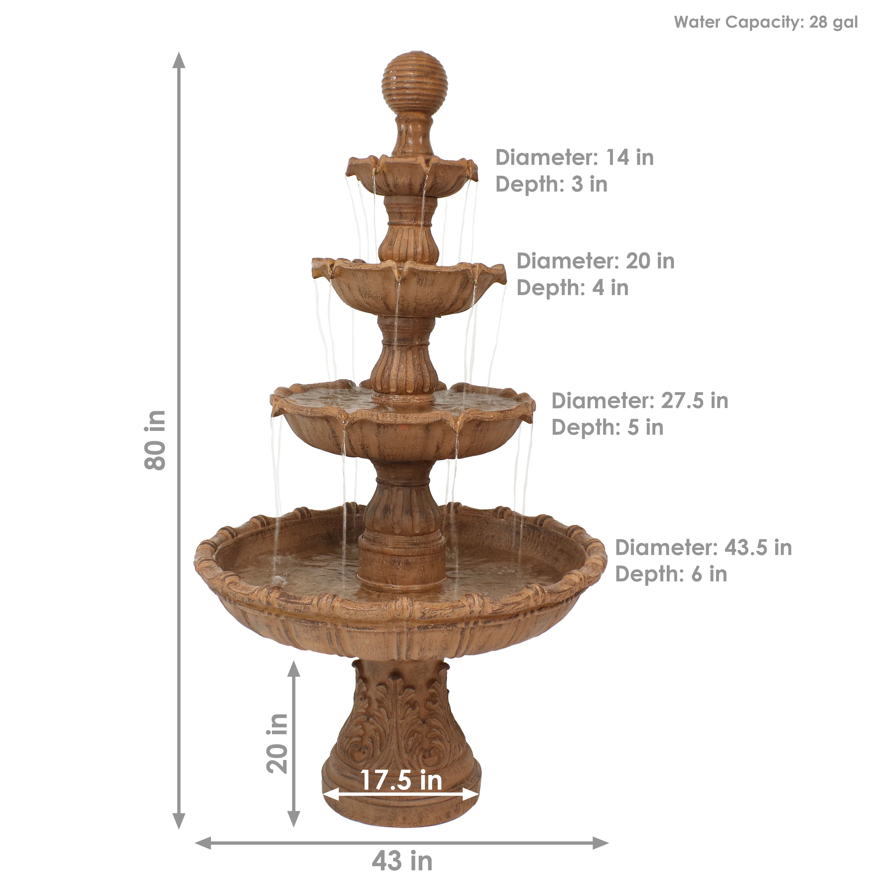 Sunnydaze Decor FC-73803 fountains - View #7