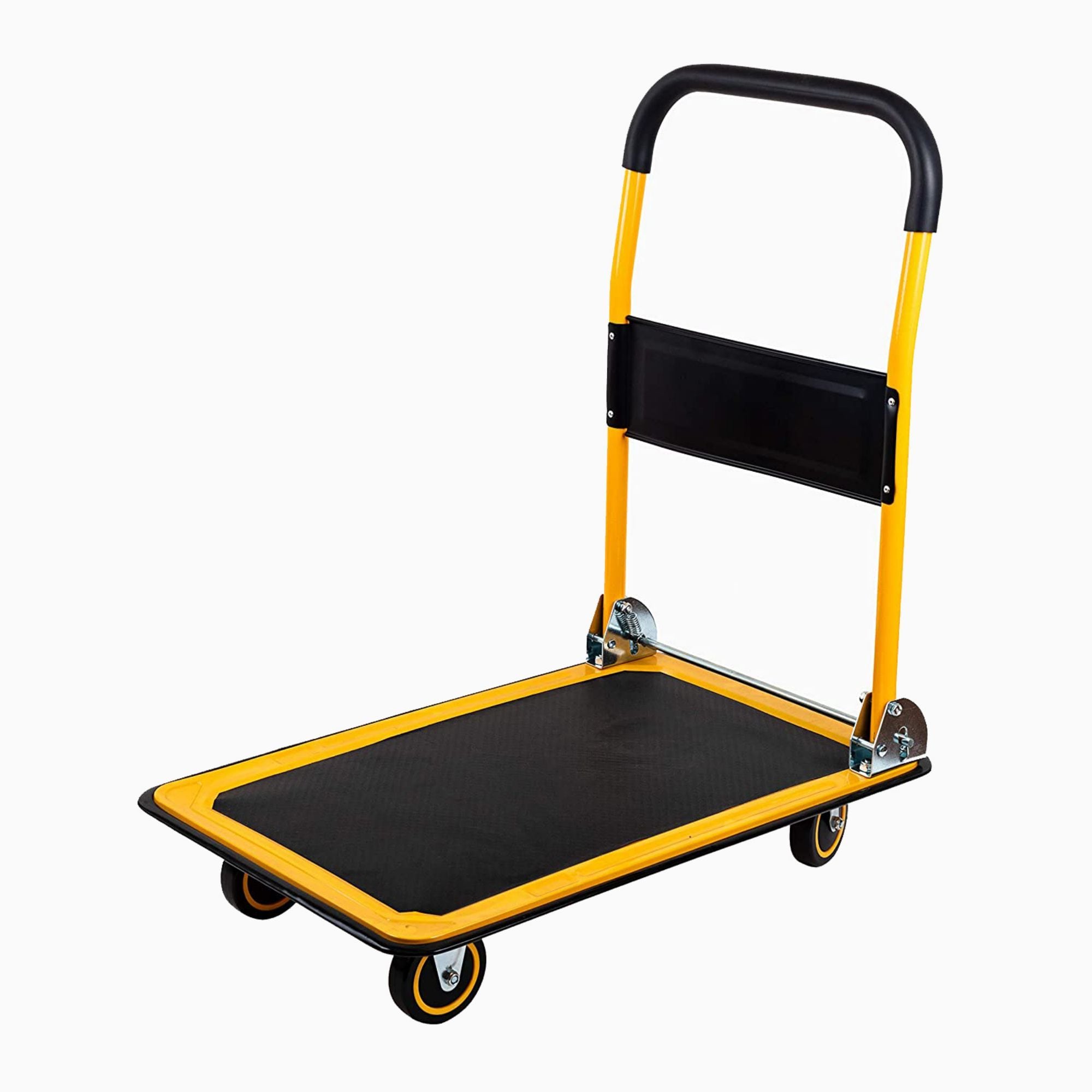 Platform Truck Cart 1300LBS Chinco Star Folding Push Cart Dolly Portable  Moving Dolly Cart with 360° Swivel 6'' Wheels Heavy Duty Foldable Flatbed