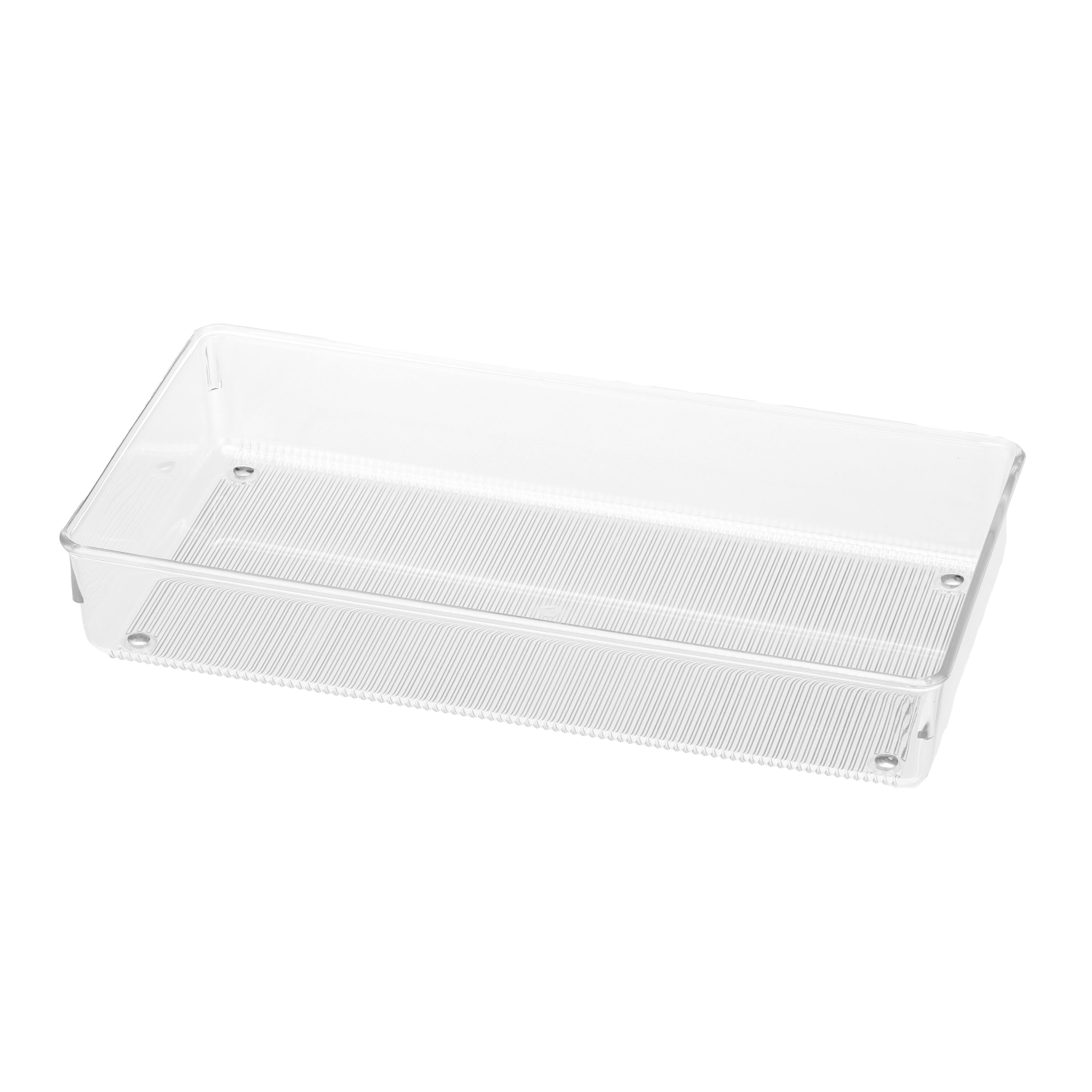 Simplify 12.52-in x 4.06-in Gray Plastic Stackable Drawer Divider