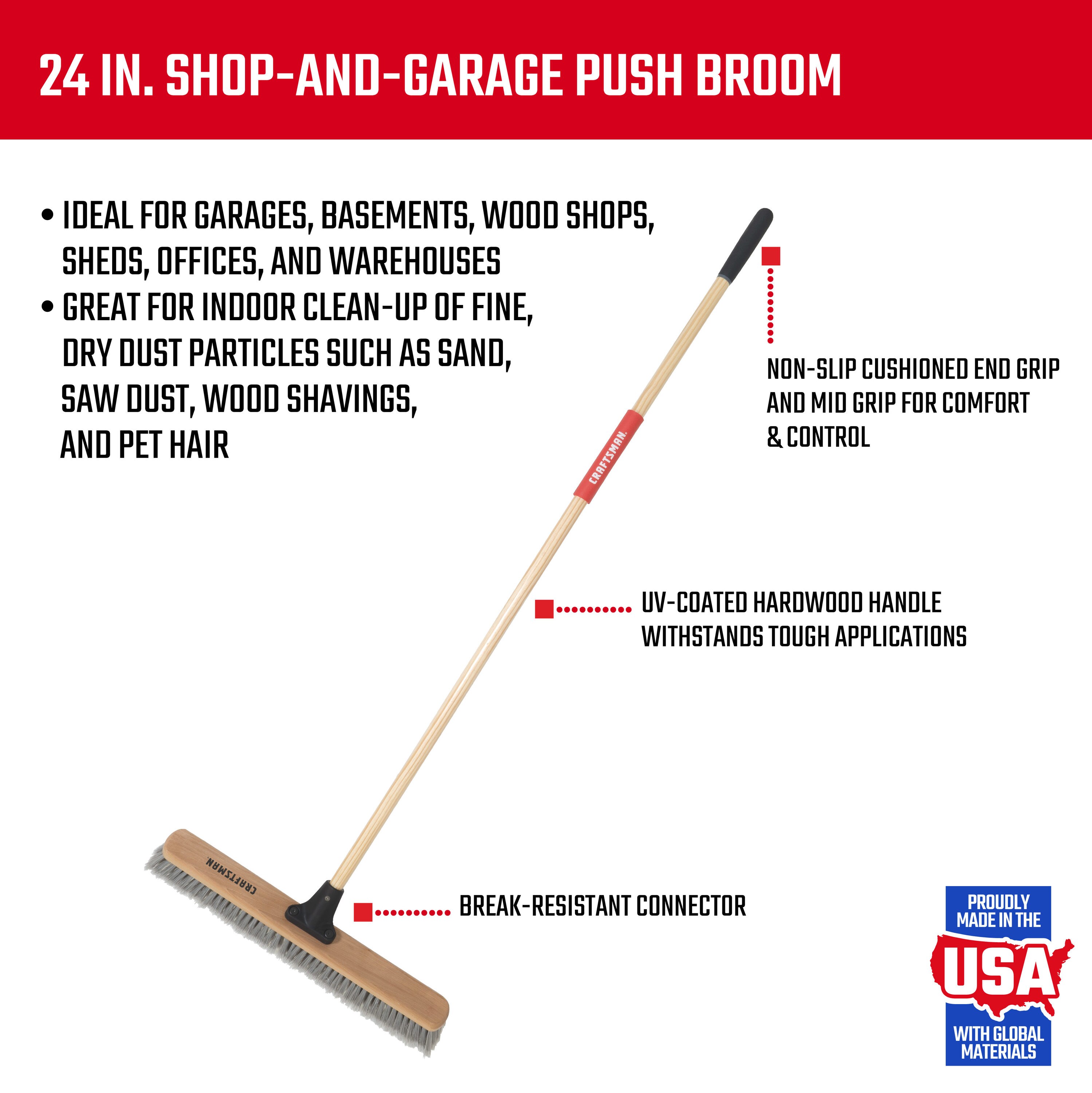 Superior Performance Push Broom