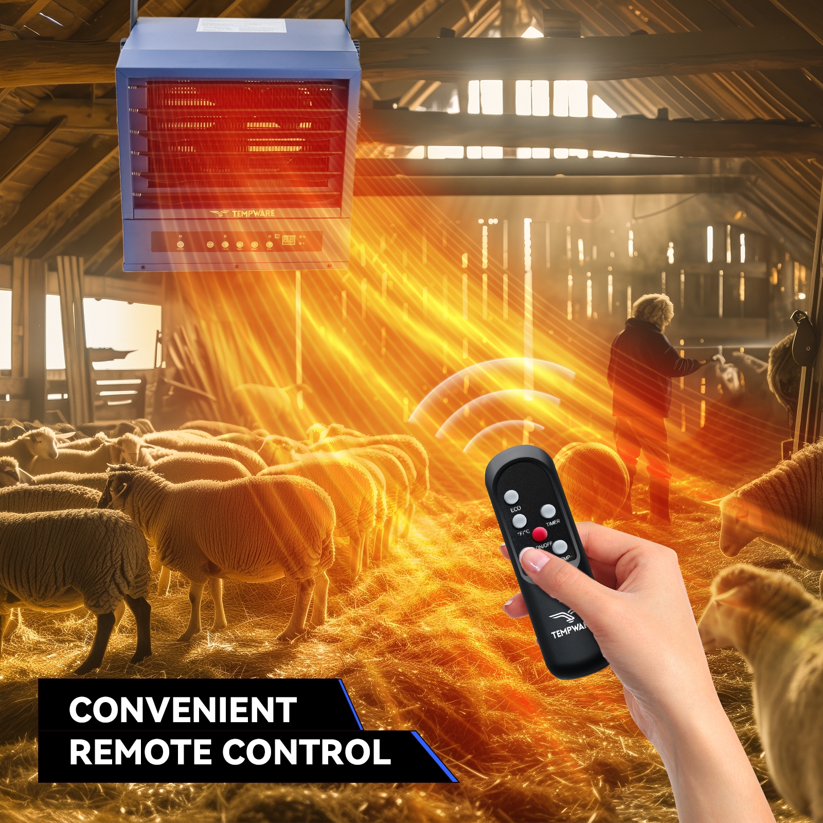 TEMPWARE TW10000ER Electric-Garage-Heaters - View #4