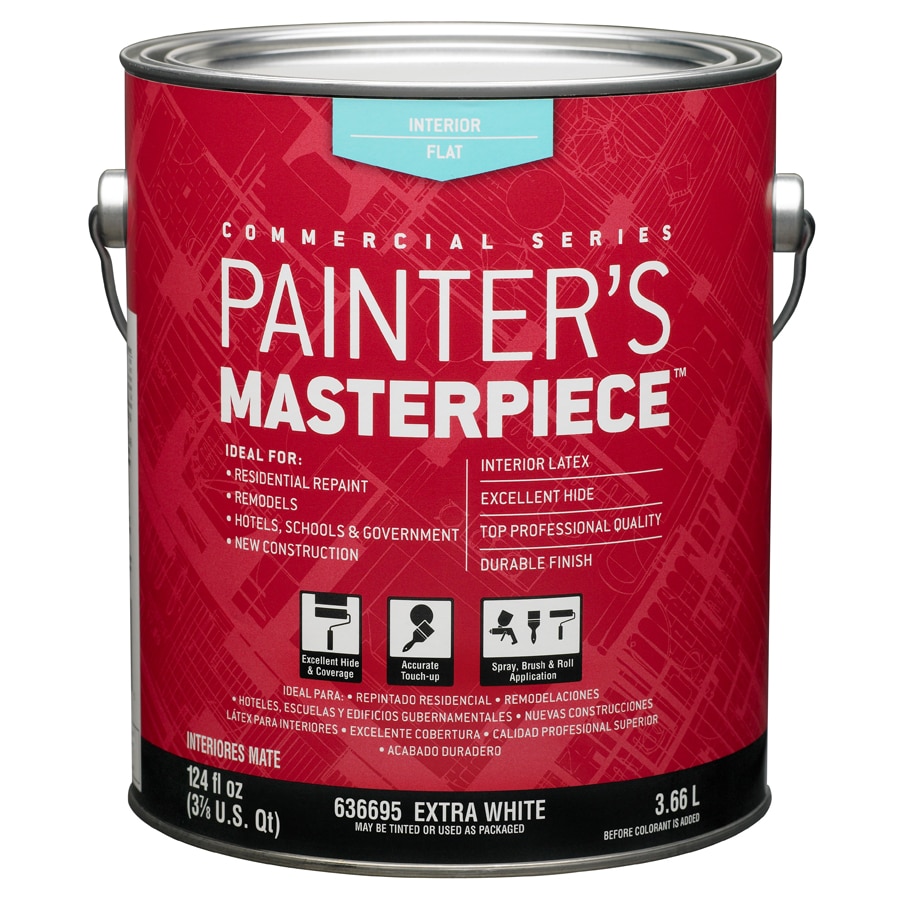Painter's Masterpiece PM0040001-16 Flat Tintable Latex Interior Paint (1-Gallon)