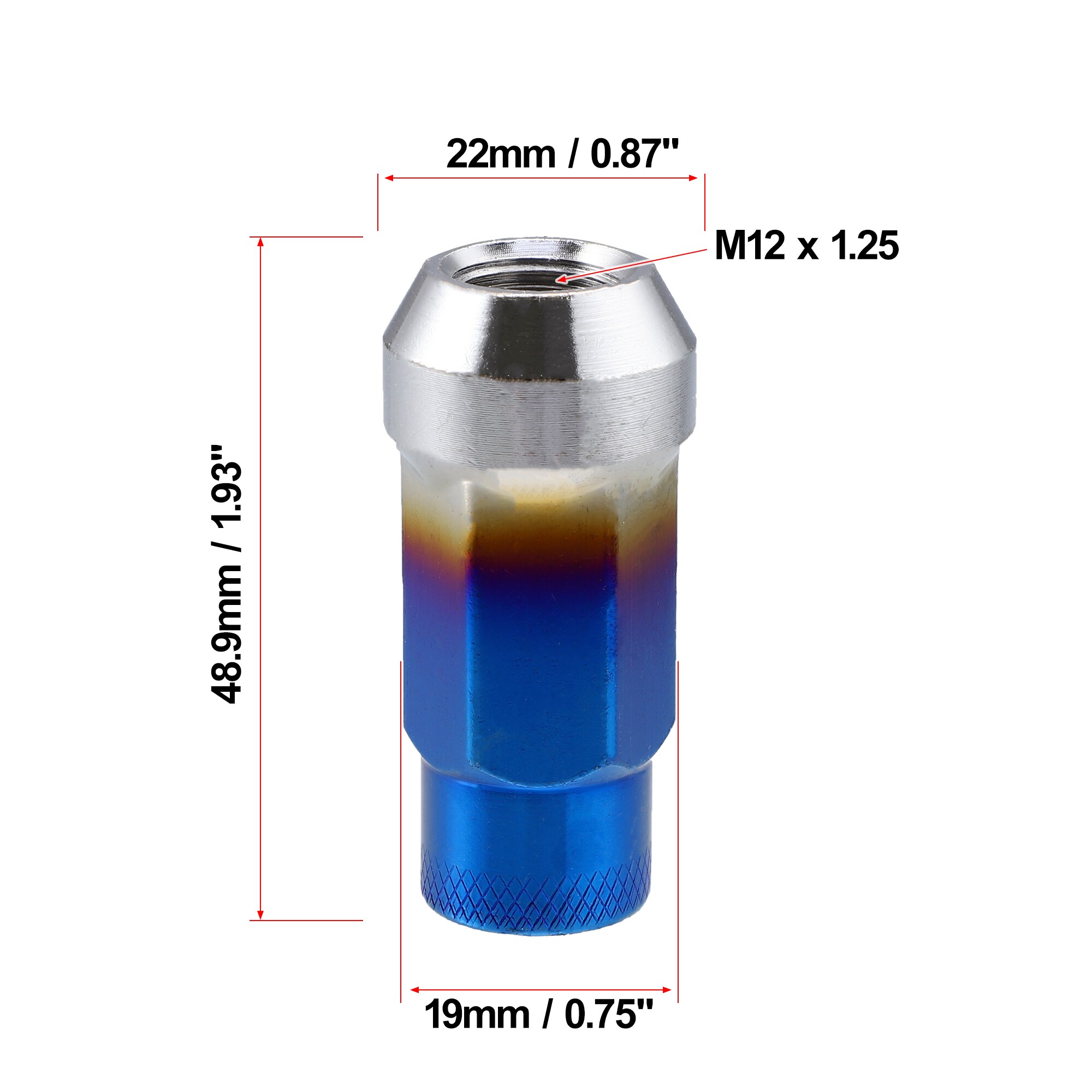 Unique Bargains S26020600UX6462 Metric-Cap-Nuts - View #2