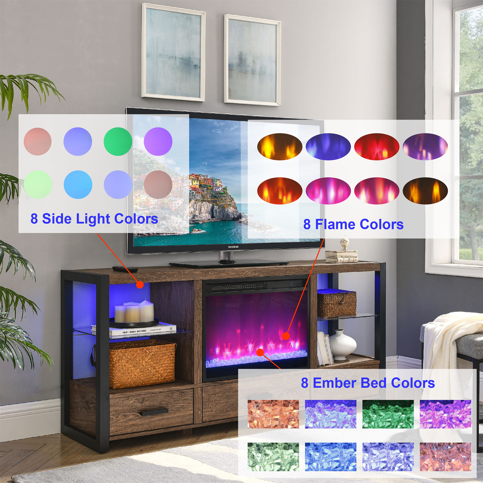 Clihome CL-CB70514 Electric-Fireplaces - View #8