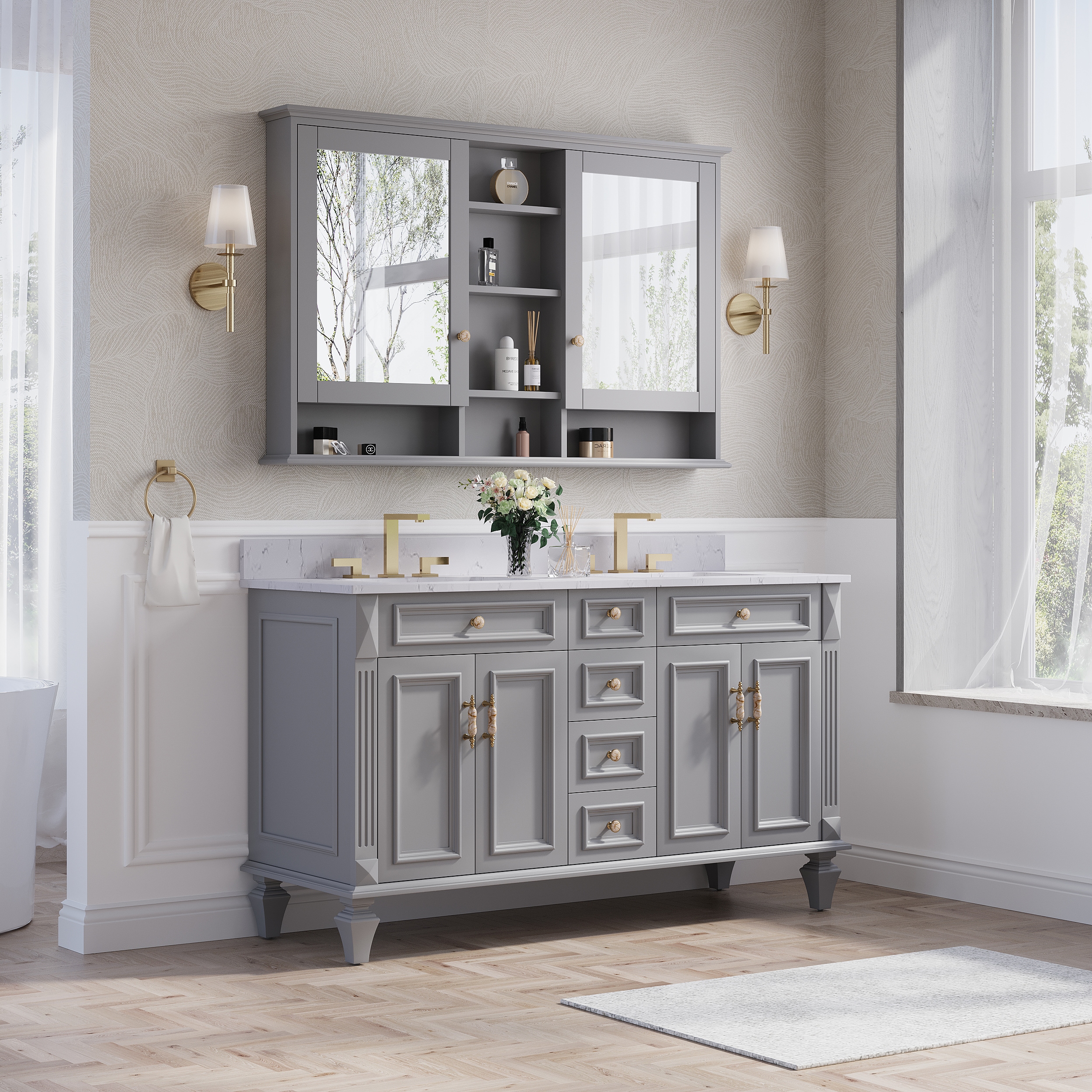 Forclover MF01-60TG Bath-Vanity-Combo - View #11