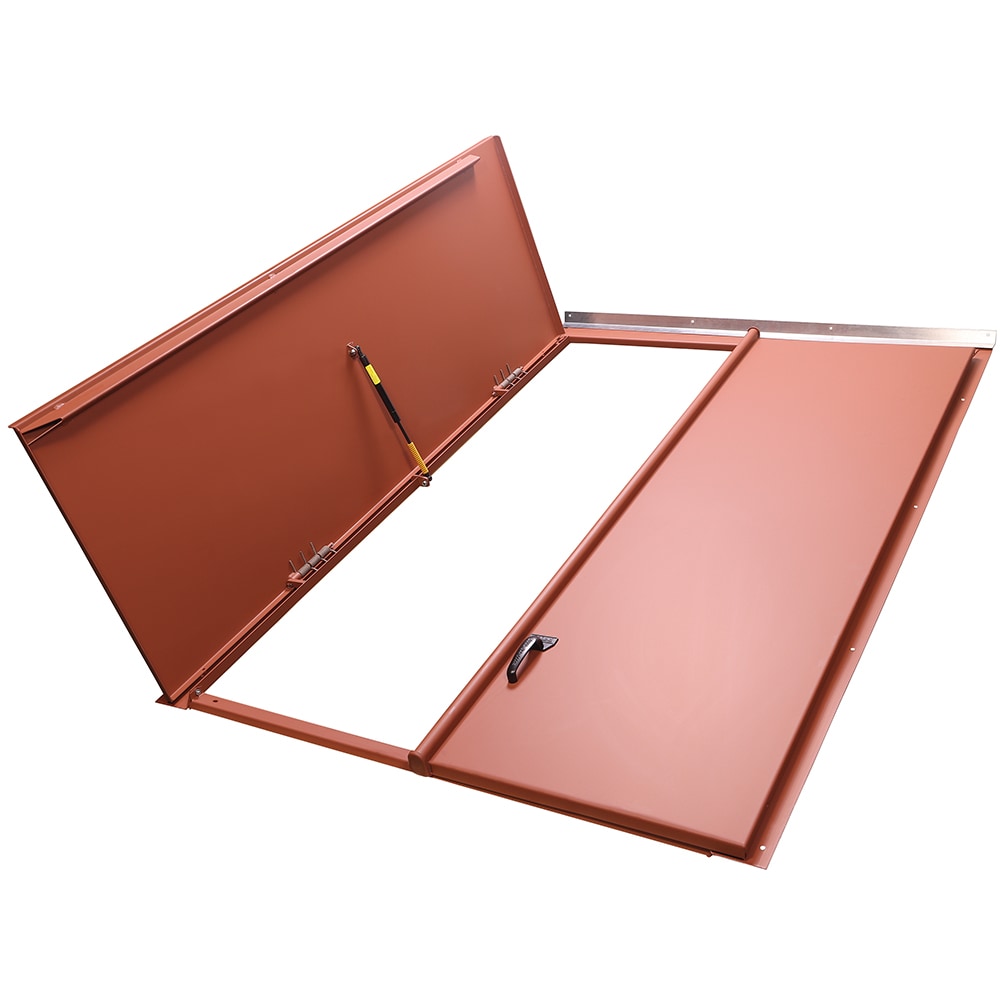 Bilco 51.1875 in x 2.625 in Primed Red Oxide Steel Cellar Door in