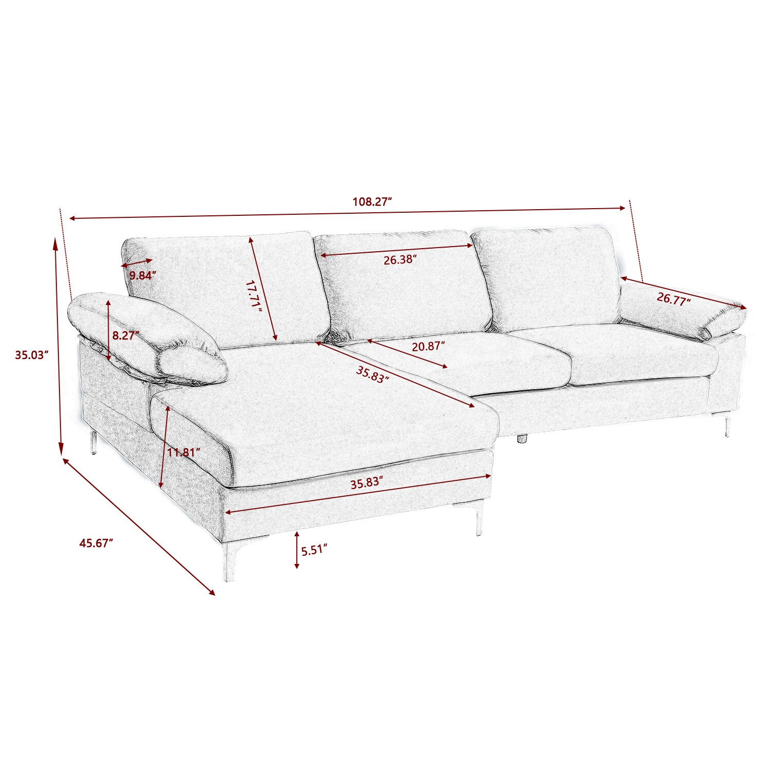 CASAINC LJR-W368S00014 Sofas-Loveseats - View #7