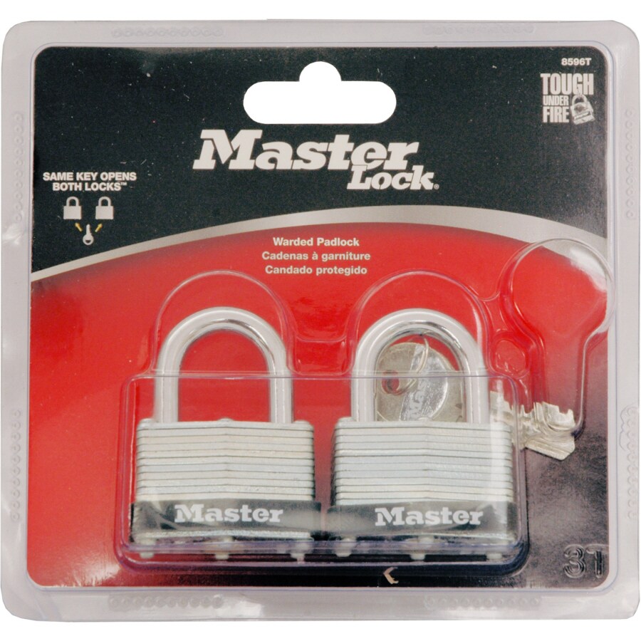 Master Lock Commercial Keyed Padlock 1-1/2-in Shackle Keyed Alike