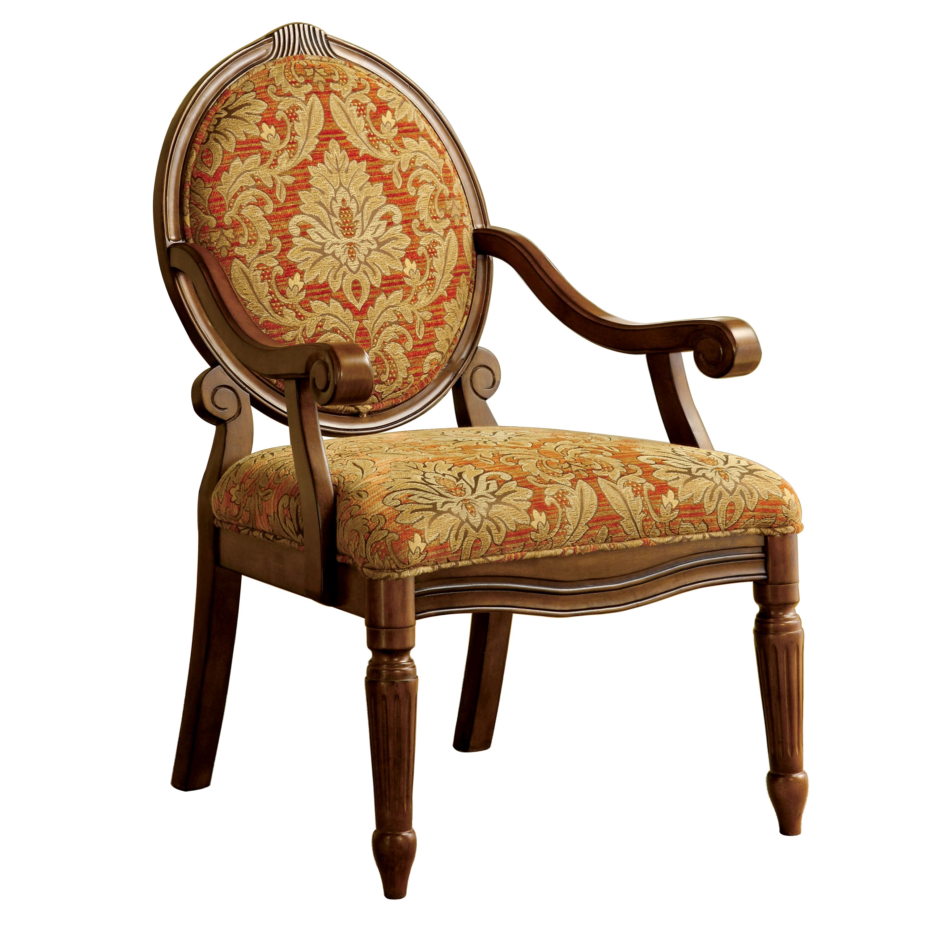 Antique French Louis XV Style Upholstered Cream Painted Vanity Side Accent  Chair