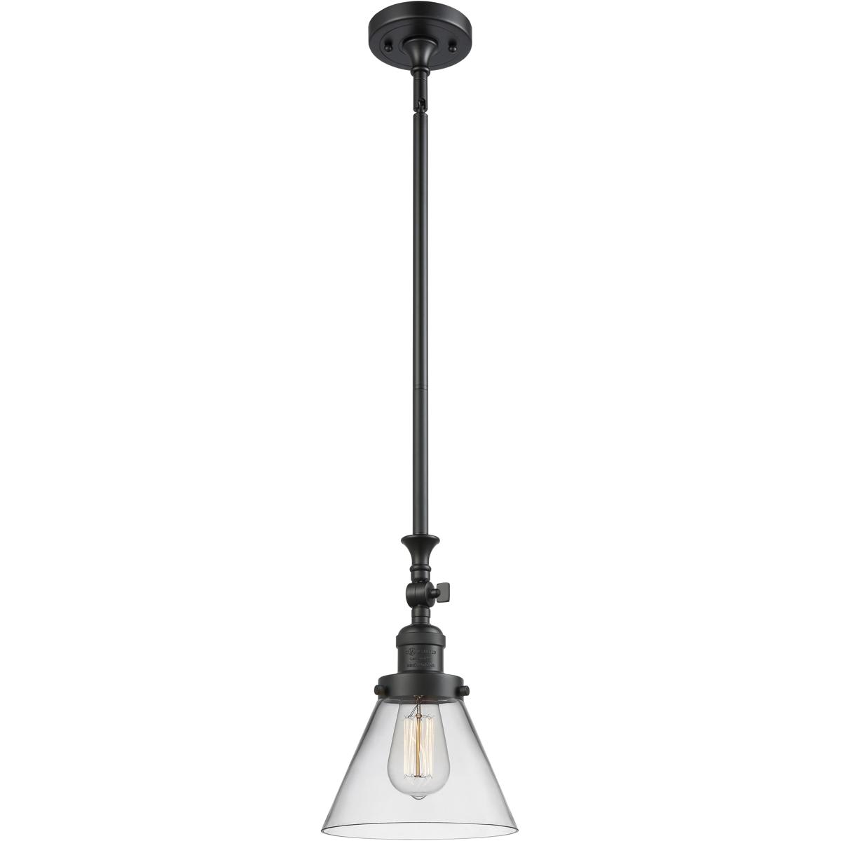 Innovations Lighting 1357968 206-BK-G42 Franklin Restoration Cone Mini Pendant