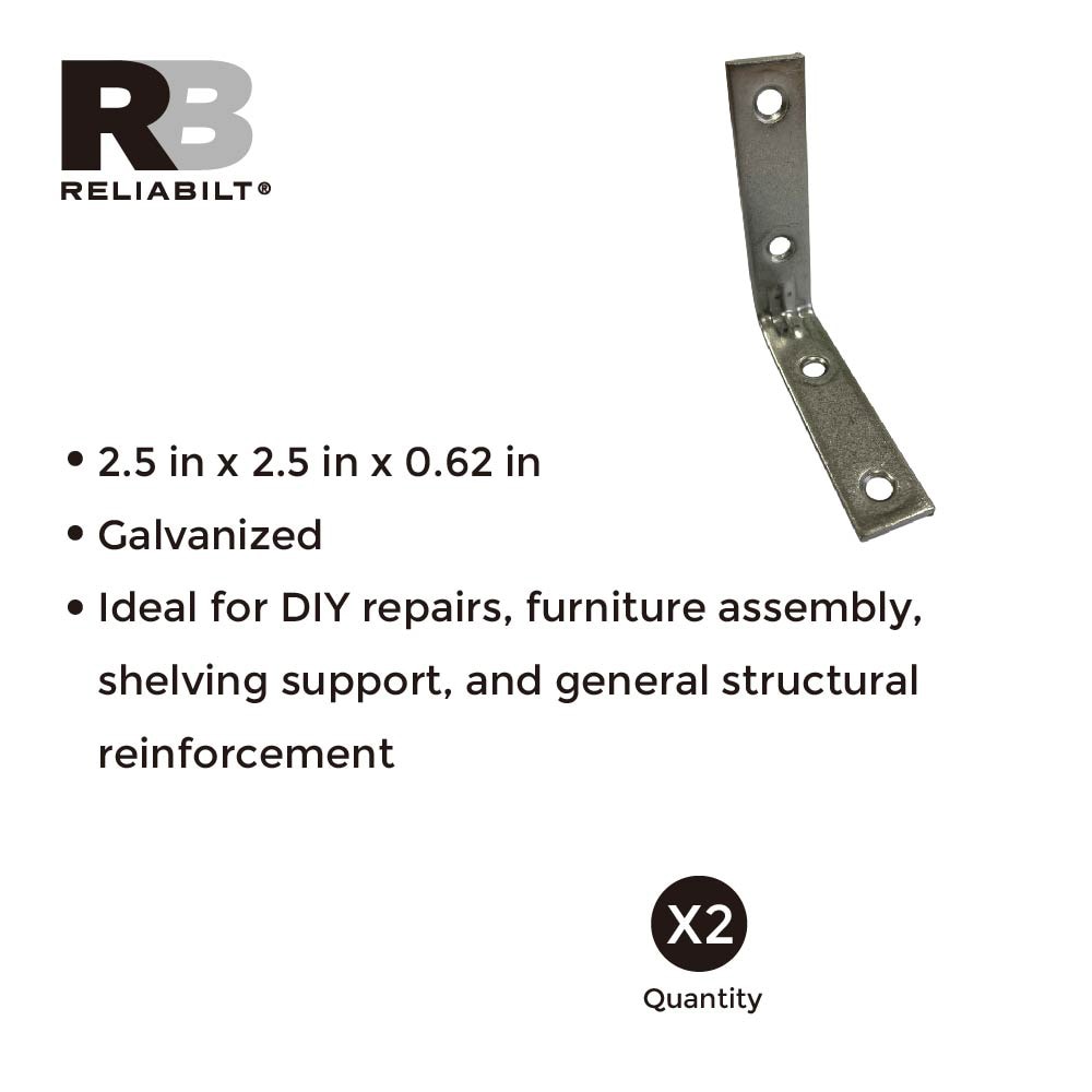 RELIABILT 22503MGXLG Mending-Plates-Brackets-Braces - View #2