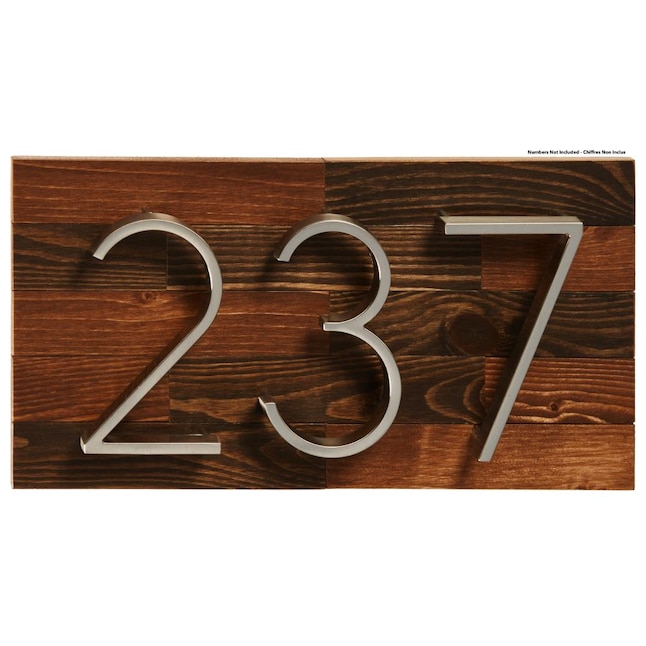 Pro Df Rustic Wood Address Plaque, Rustic Wooden House Number Signs