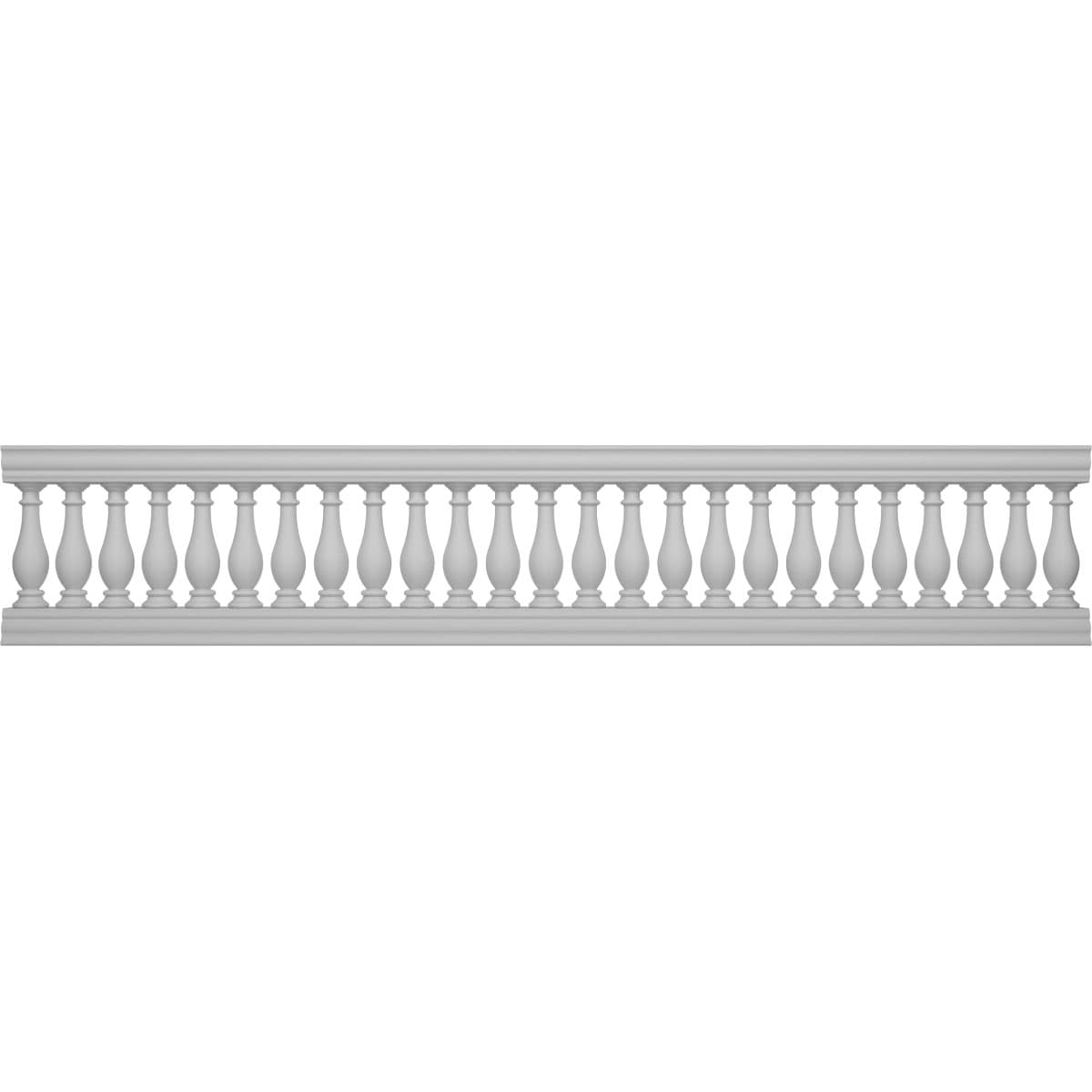 Ekena Millwork BALK32X156LGN FiberThane 13-Feet x 32-Inches Legacy Fiberglass Deck Rail Kit