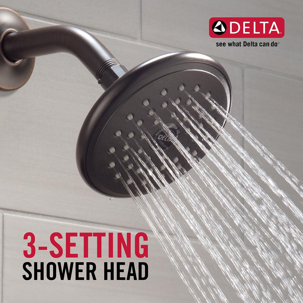 Delta Porter 3-Spray 6" Fixed Shower Head-Oil Rubbed Bronze  75357COB 