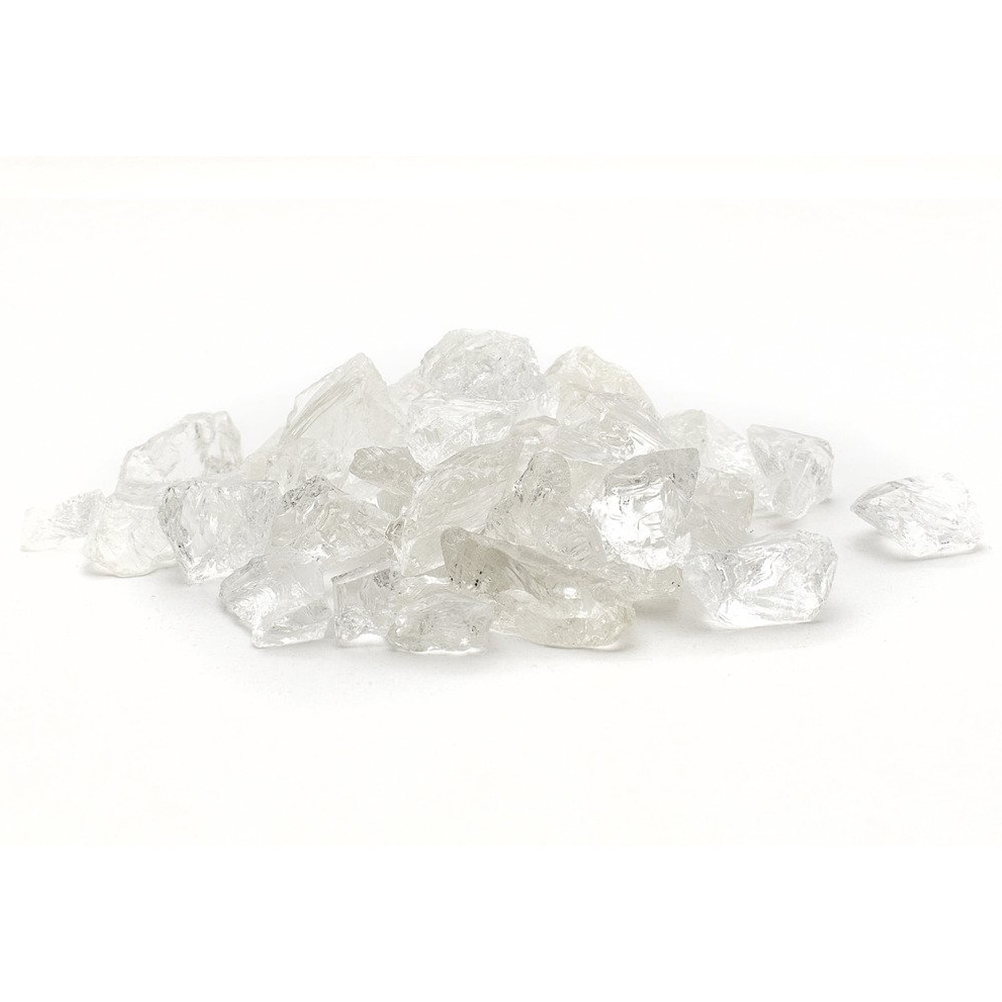 Dragon Glass DFG20-L01M Ice 20 Pound(s) 20-lbs. Clear Landscape glass ( 0.5-in Rock Size )