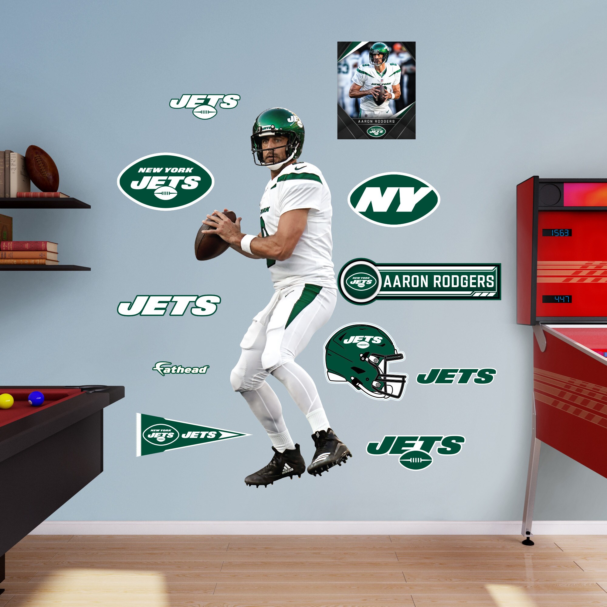 Fathead 1900-04263-001 32-Inches W x 50-Inches H Self-adhesive Multiple colors/finishes Sports Wall Decal