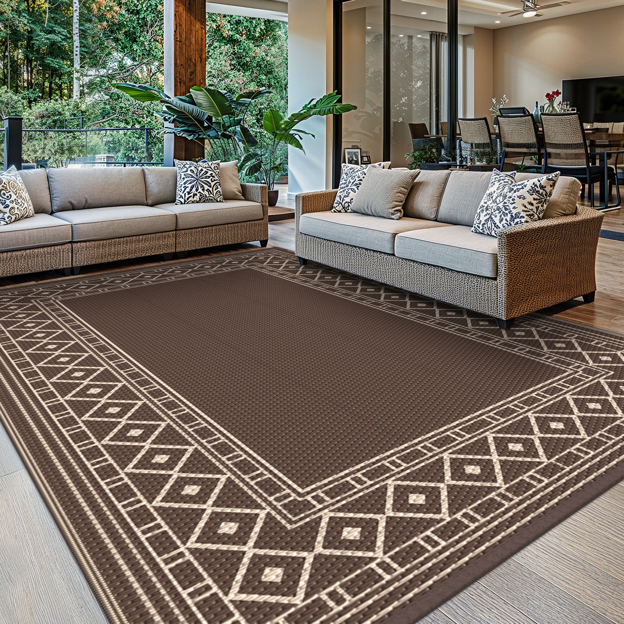 BAVNI PD25-COFFEEBEIGE-5X8 rugs - View #5