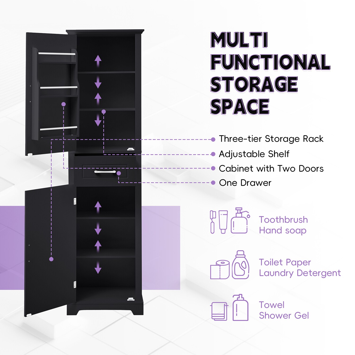 GZMR GZJH032-014BL Utility-Storage-Cabinets - View #4