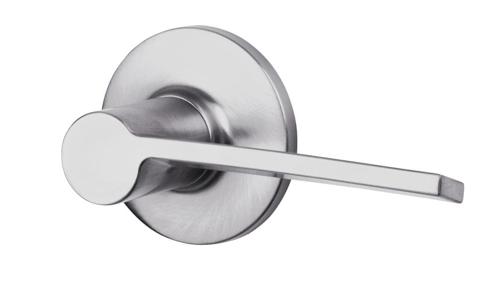 Kwikset 488PLLRH-26D Palmina Satin Chrome Right-handed Interior/Exterior Dummy Door Handle