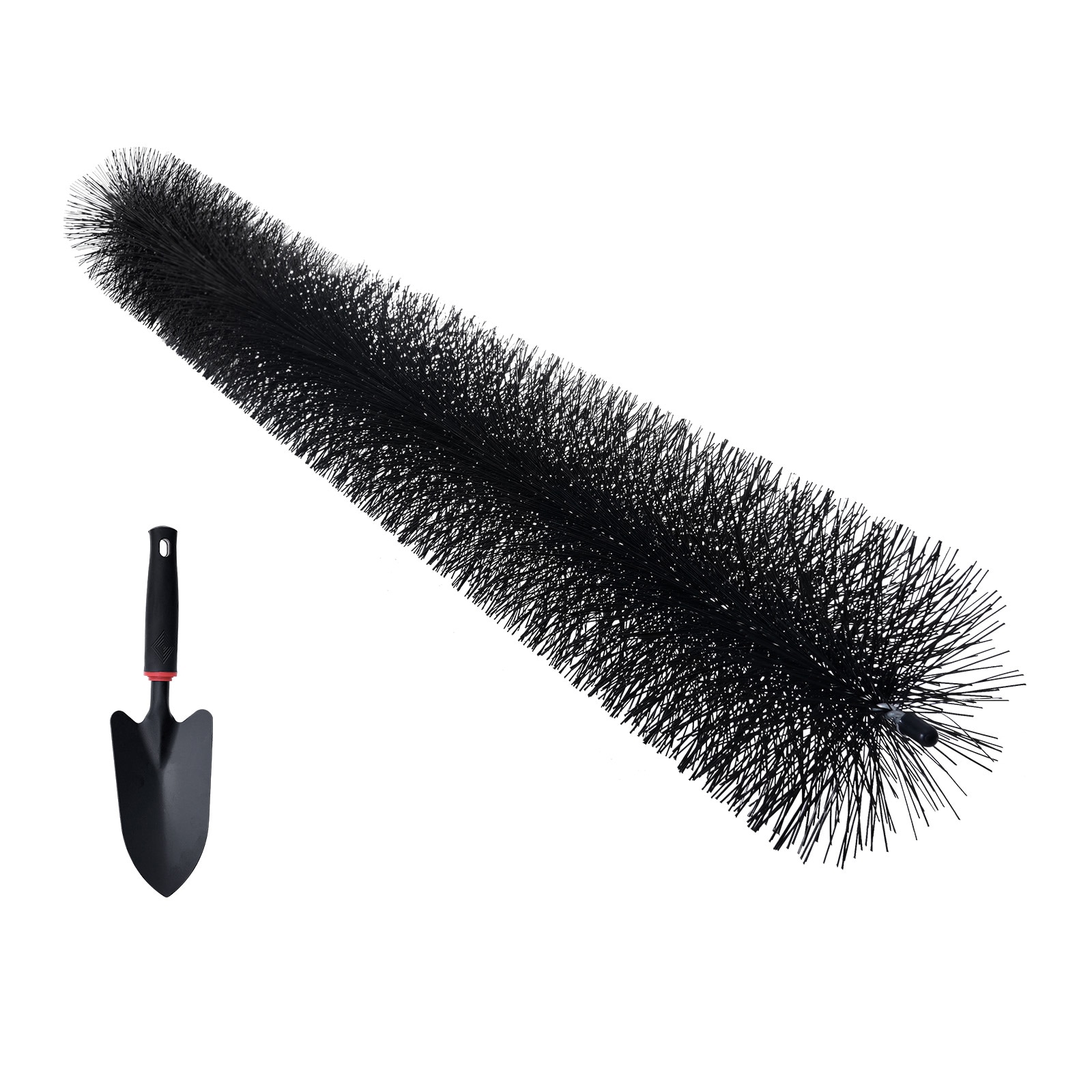GIVIMO - 120-ft Gutter Guard Brush 40 Pack 4.33-in Diameter Gutter Brush Leaf Guard for 5-in Gutt...