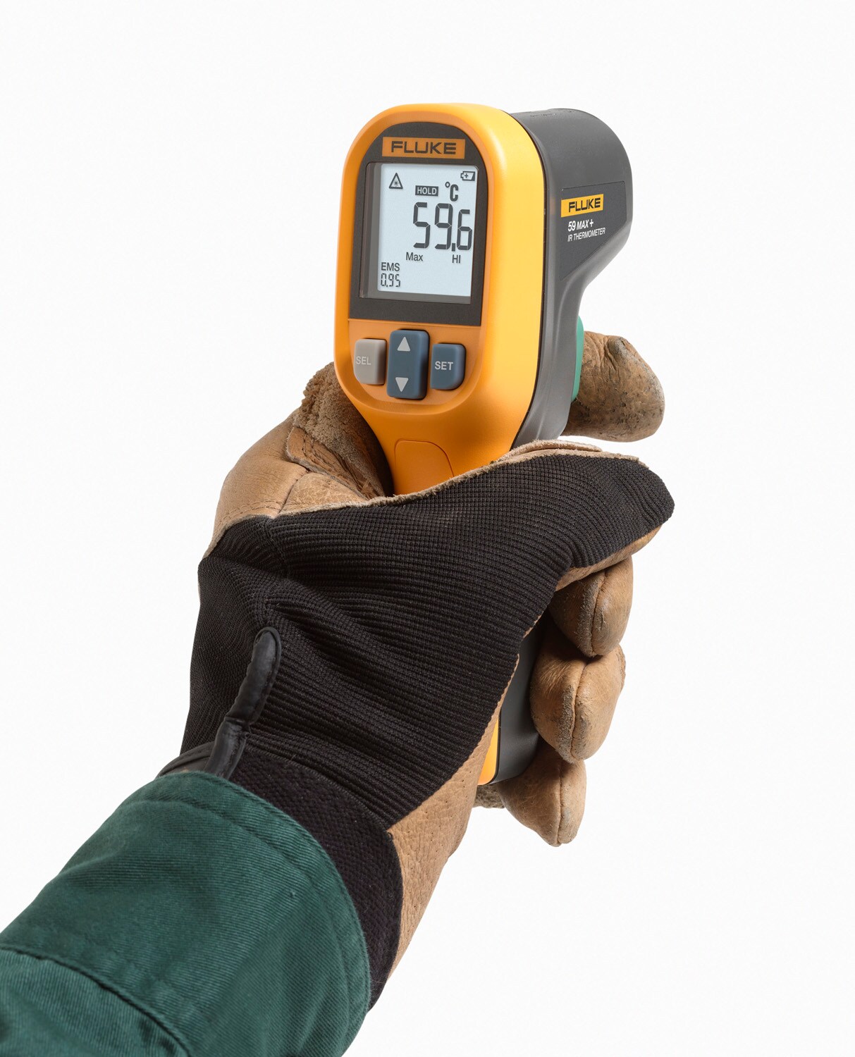 Fluke Non-contact Digital Infrared Thermometer in the Infrared Thermometer  department at