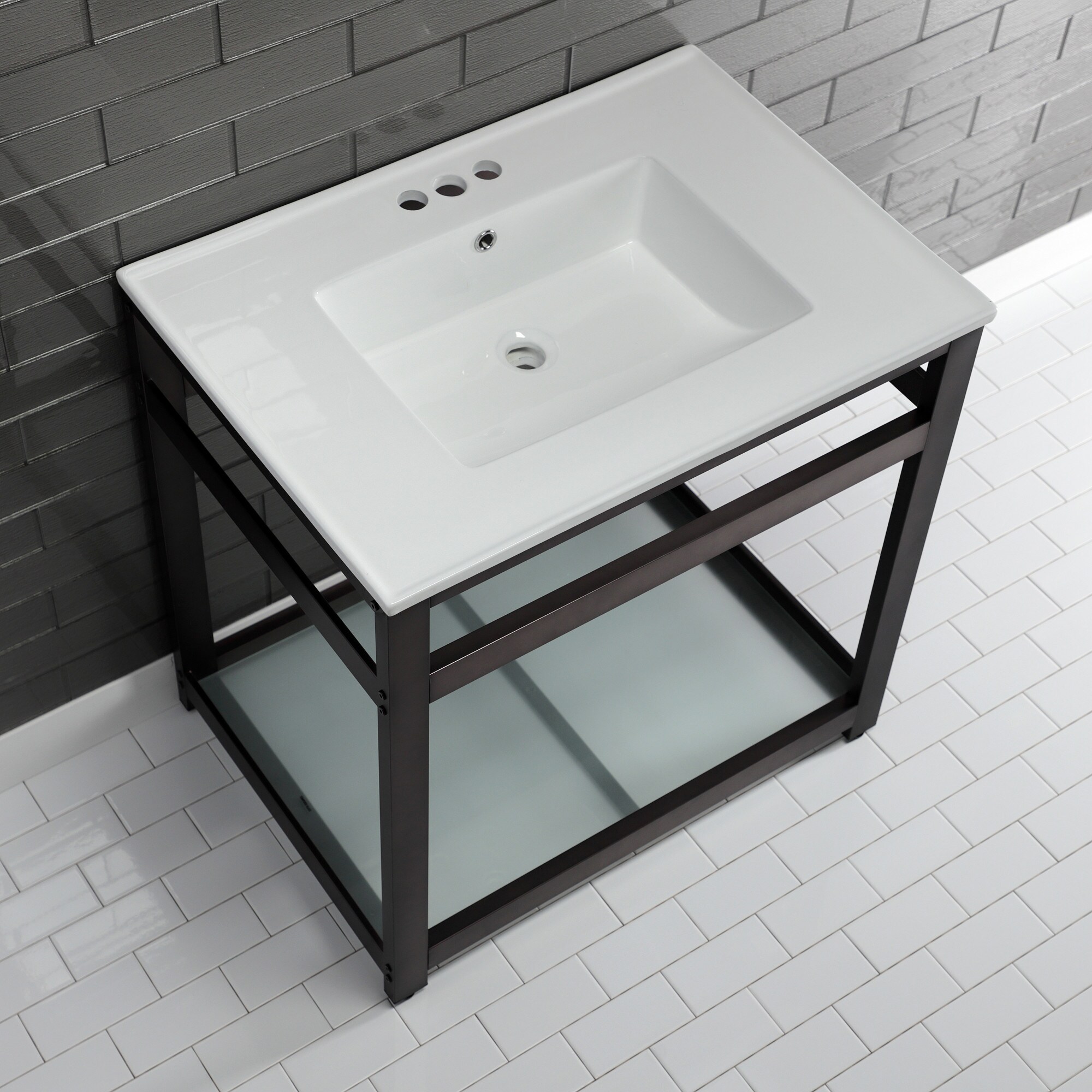 Kingston Brass WLVWP3122W4B5 Bath-Sink - View #4