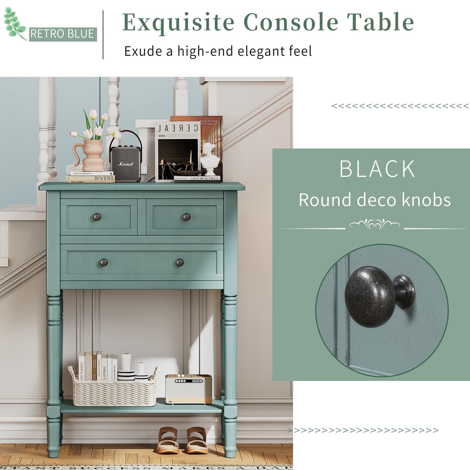 SINOFURN SYA330168BL Console-Sofa-Tables - View #13