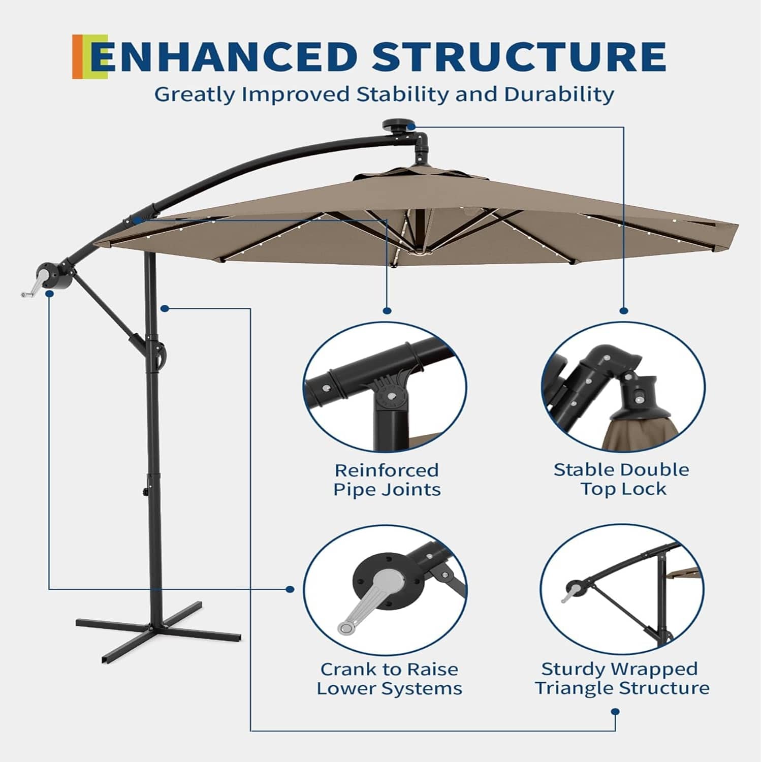 Qeetex LSHQQPPG-3354T9R8 Umbrellas-2 - View #3