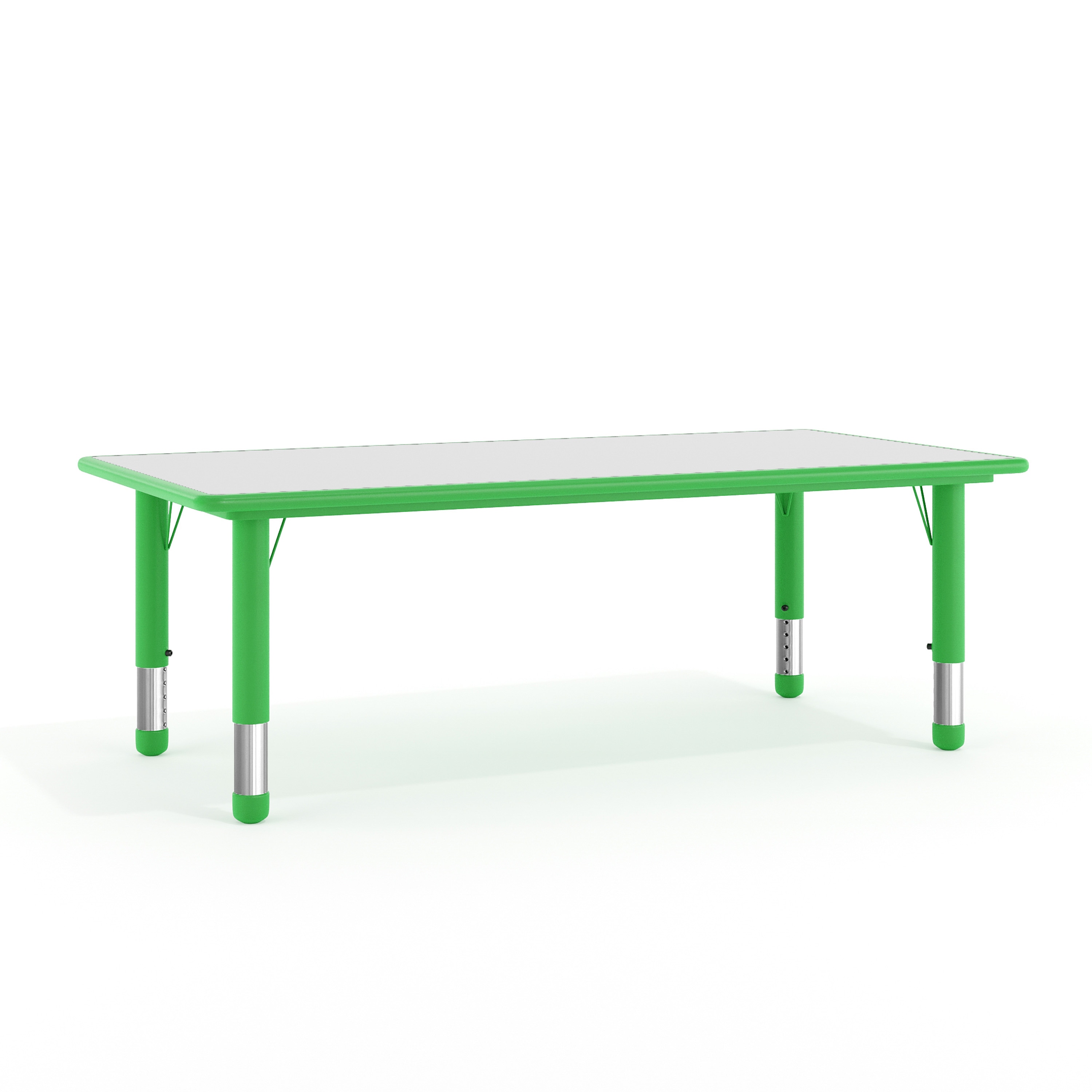 Flash Furniture 847254077521 Green Rectangular Kid's Play Table