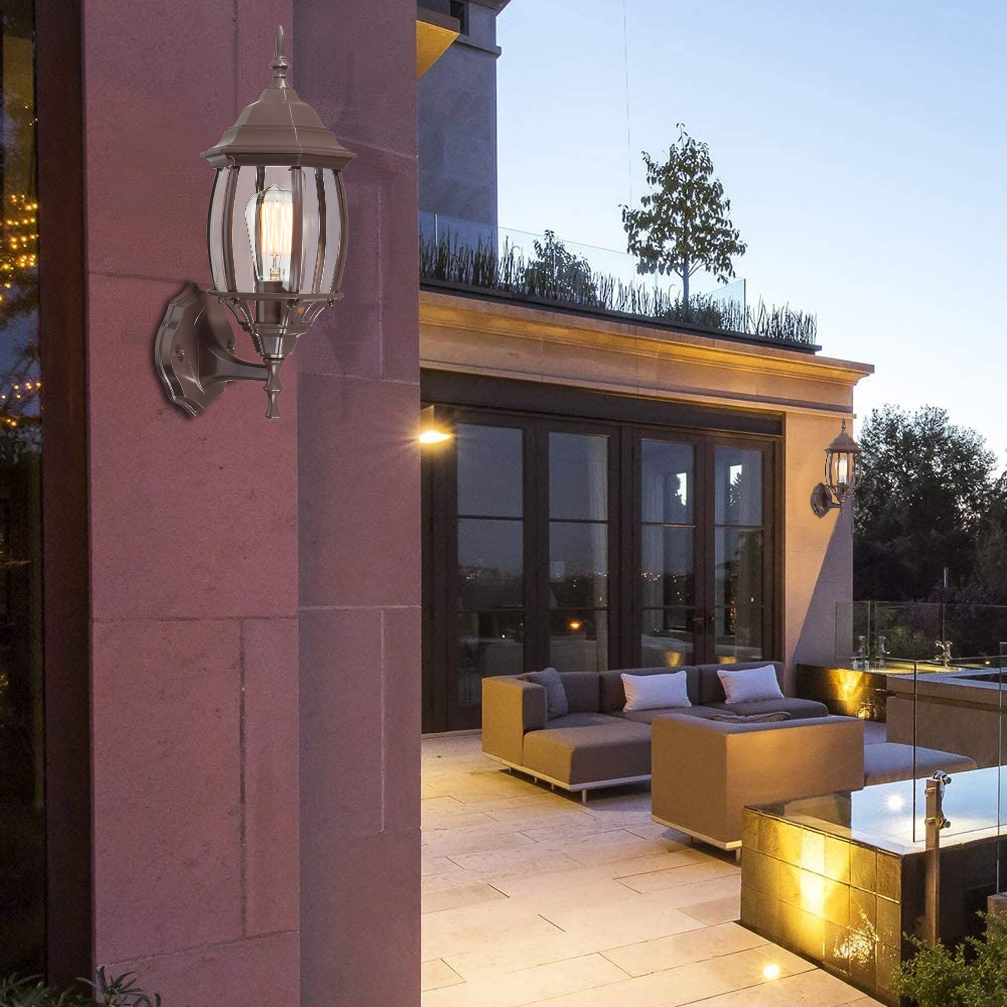 Hukoro FL14491-WL-BZ Outdoor-Wall-Lighting - View #9