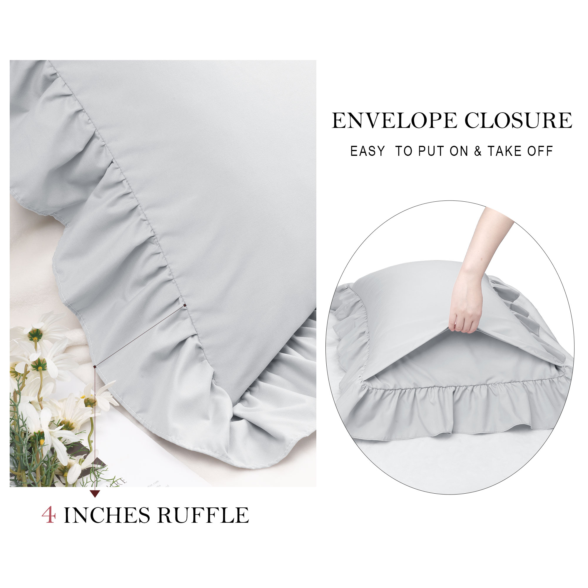 Unique Bargains S25111301UX4234 Pillow-Cases - View #5