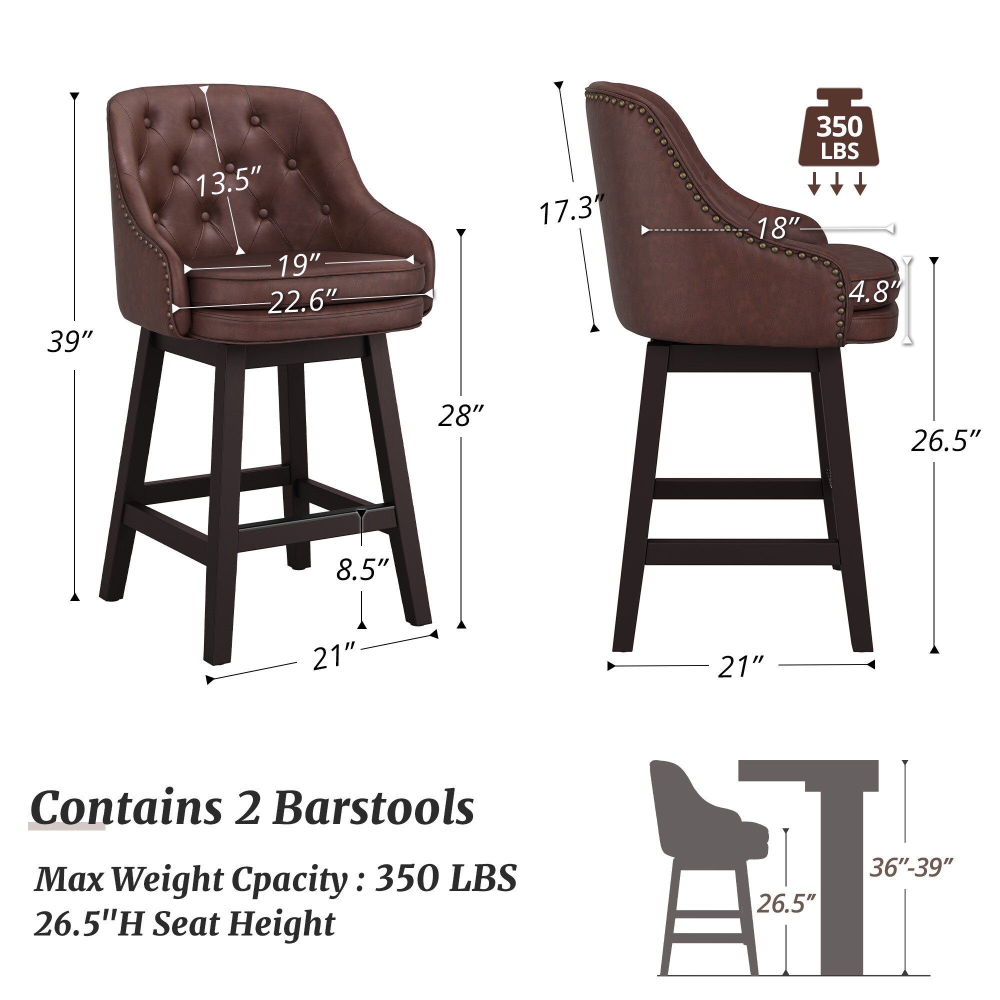LUE BONA YB-170-01LS stools - View #2