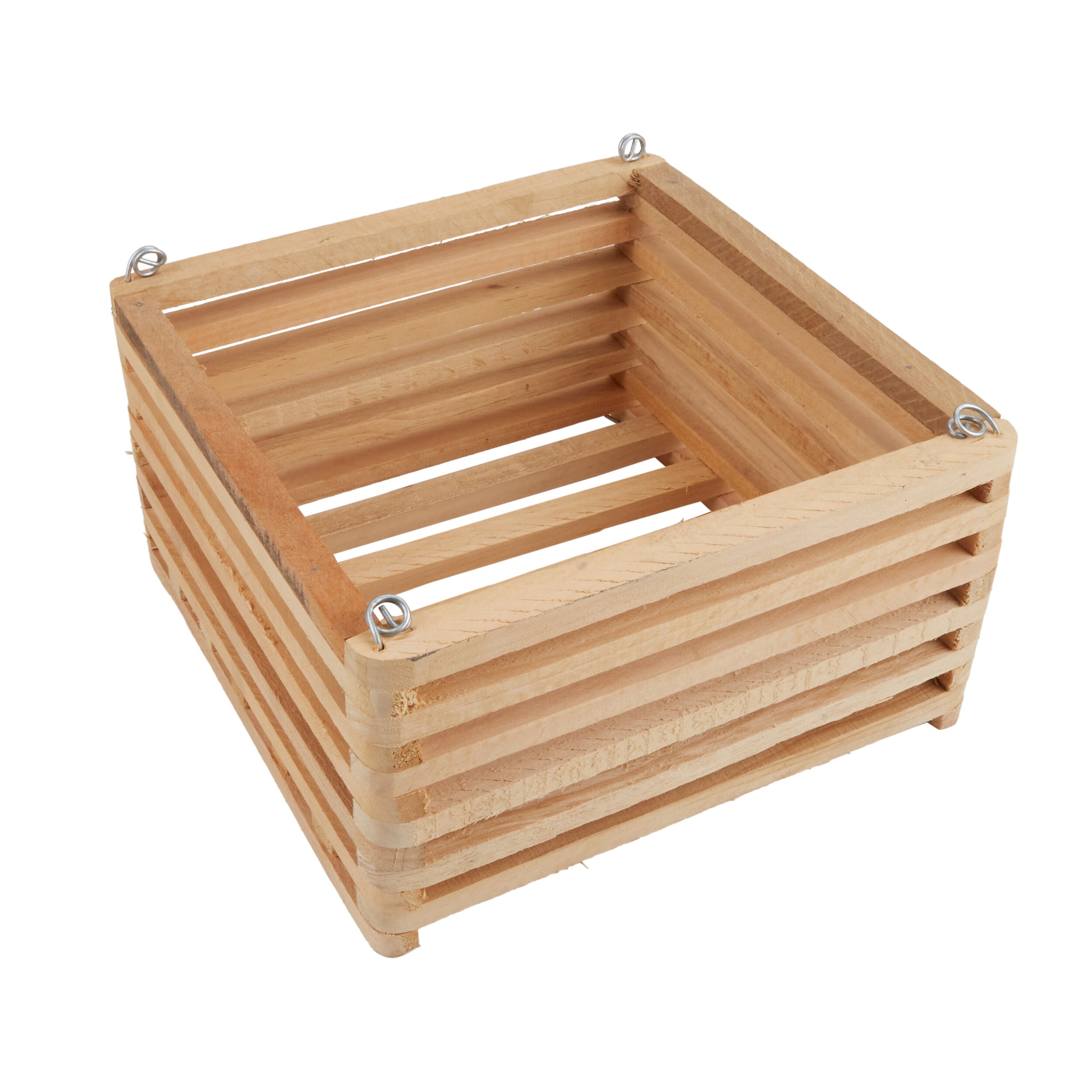 Better-Gro 8-in W x 5-in H Natural Wood Basket in the Pots & Planters  department at